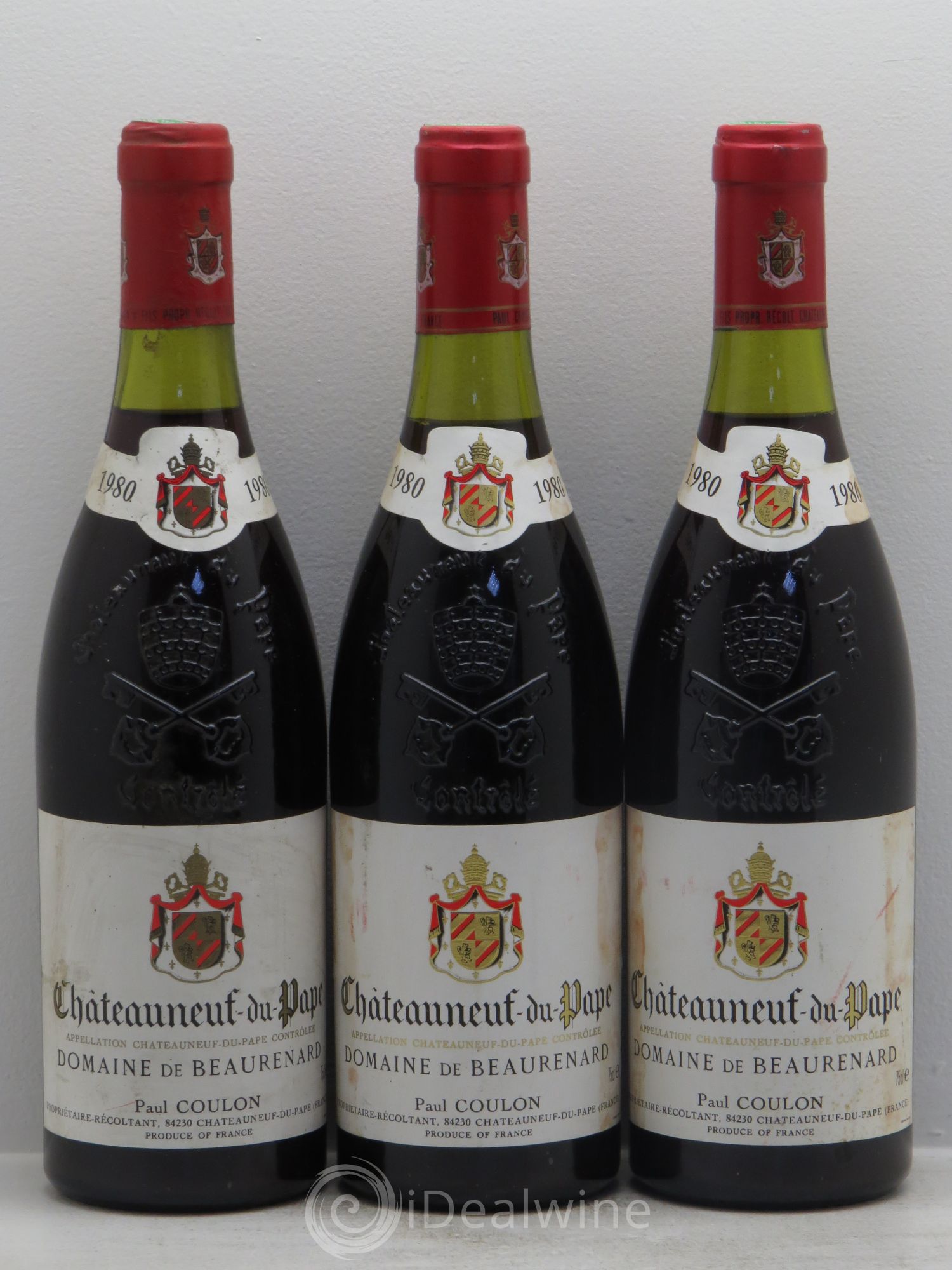 Châteauneuf-du-Pape Beaurenard (Domaine de) 1980 - Lot de 3 bouteilles - 0