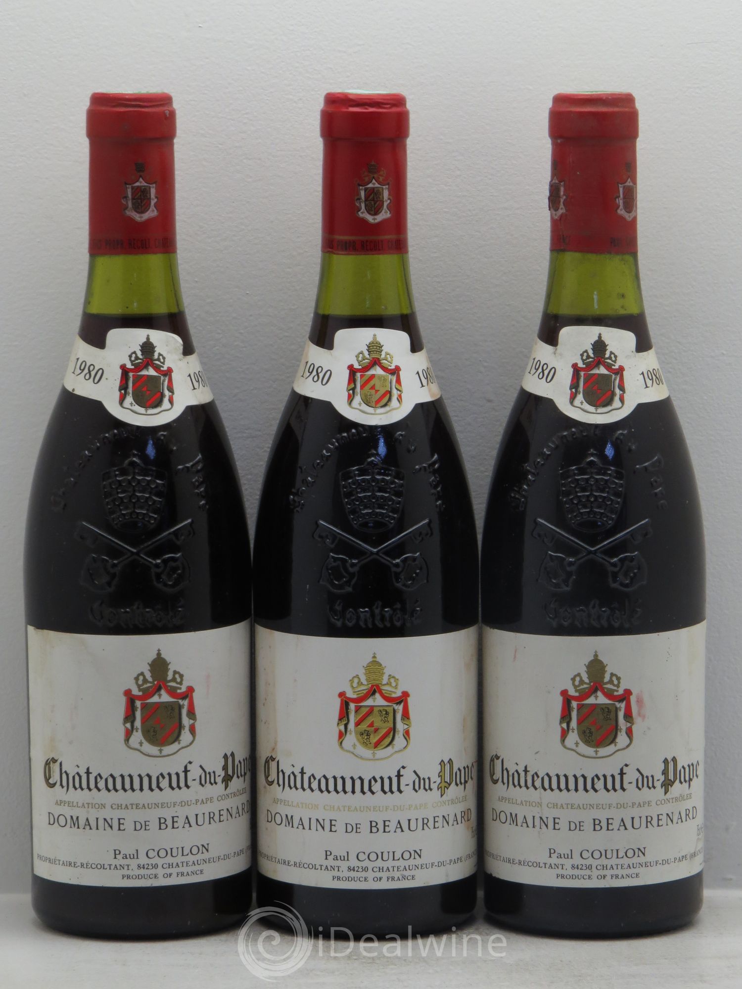 Châteauneuf-du-Pape Beaurenard (Domaine de) 1980 - Lot de 3 bouteilles - 0
