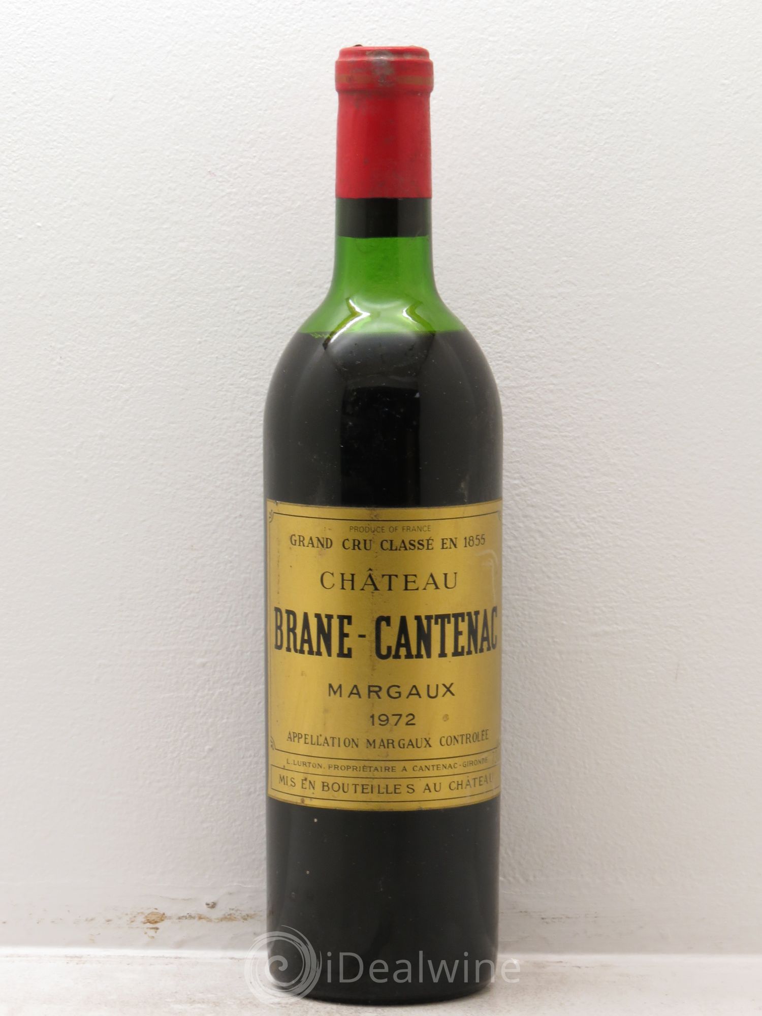 Château Brane Cantenac 2ème Grand Cru Classé 1972 - Lot de 1 bouteille - 0