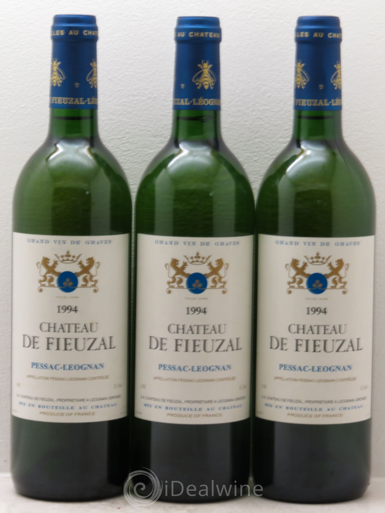 Château de Fieuzal 1994 - Lot de 3 bouteilles - 0