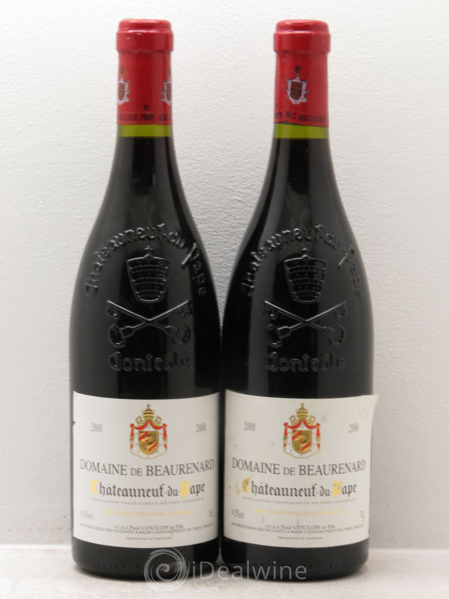 Châteauneuf-du-Pape Beaurenard (Domaine de) 2000 - Lot de 2 bouteilles - 0