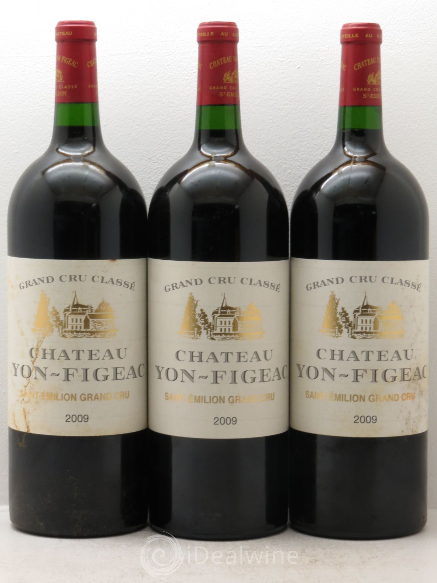Château Yon Figeac Grand Cru Classé 2009 - Lot de 3 magnums - 0
