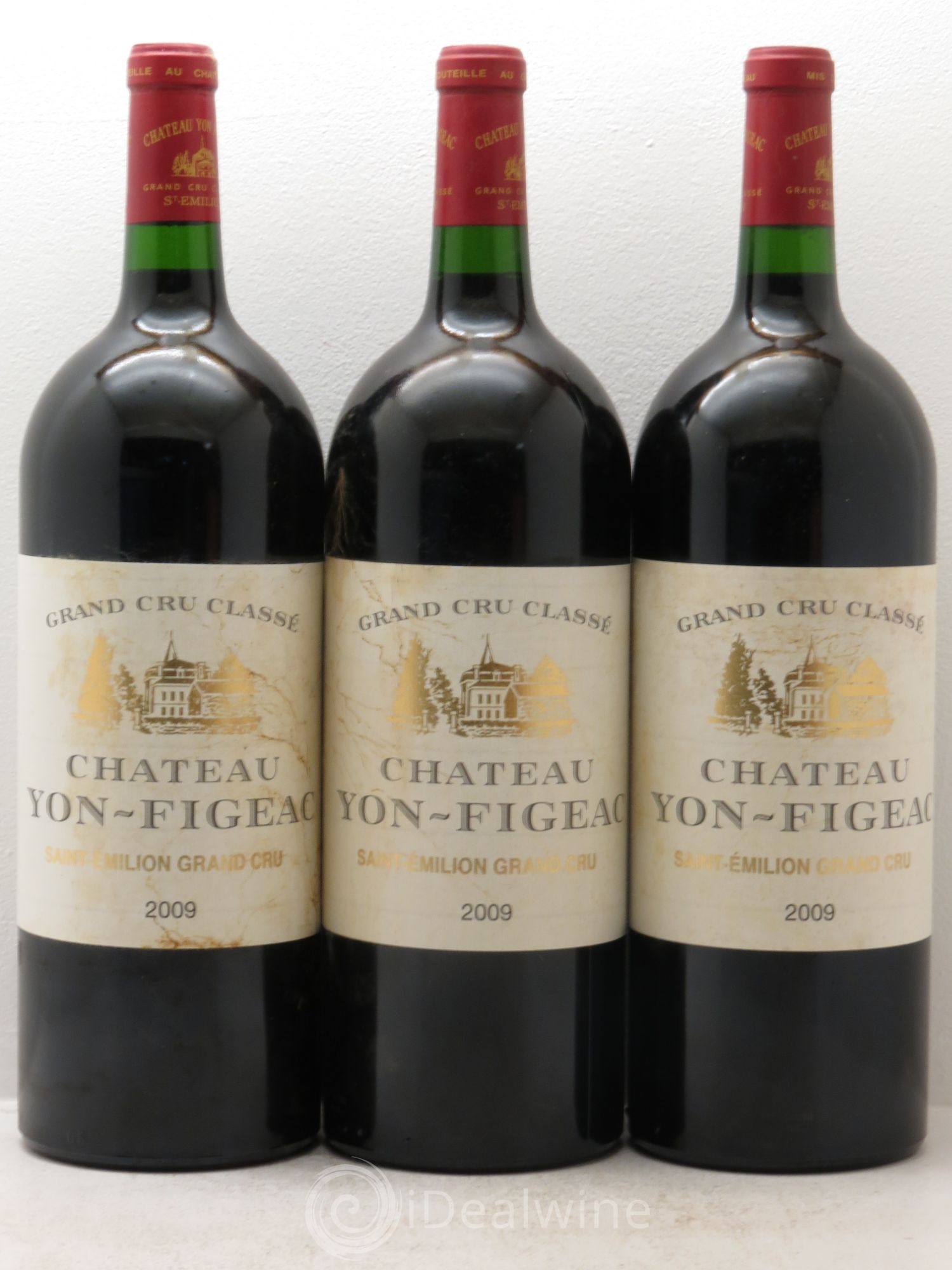 Château Yon Figeac Grand Cru Classé 2009 - Lot de 3 magnums - 0