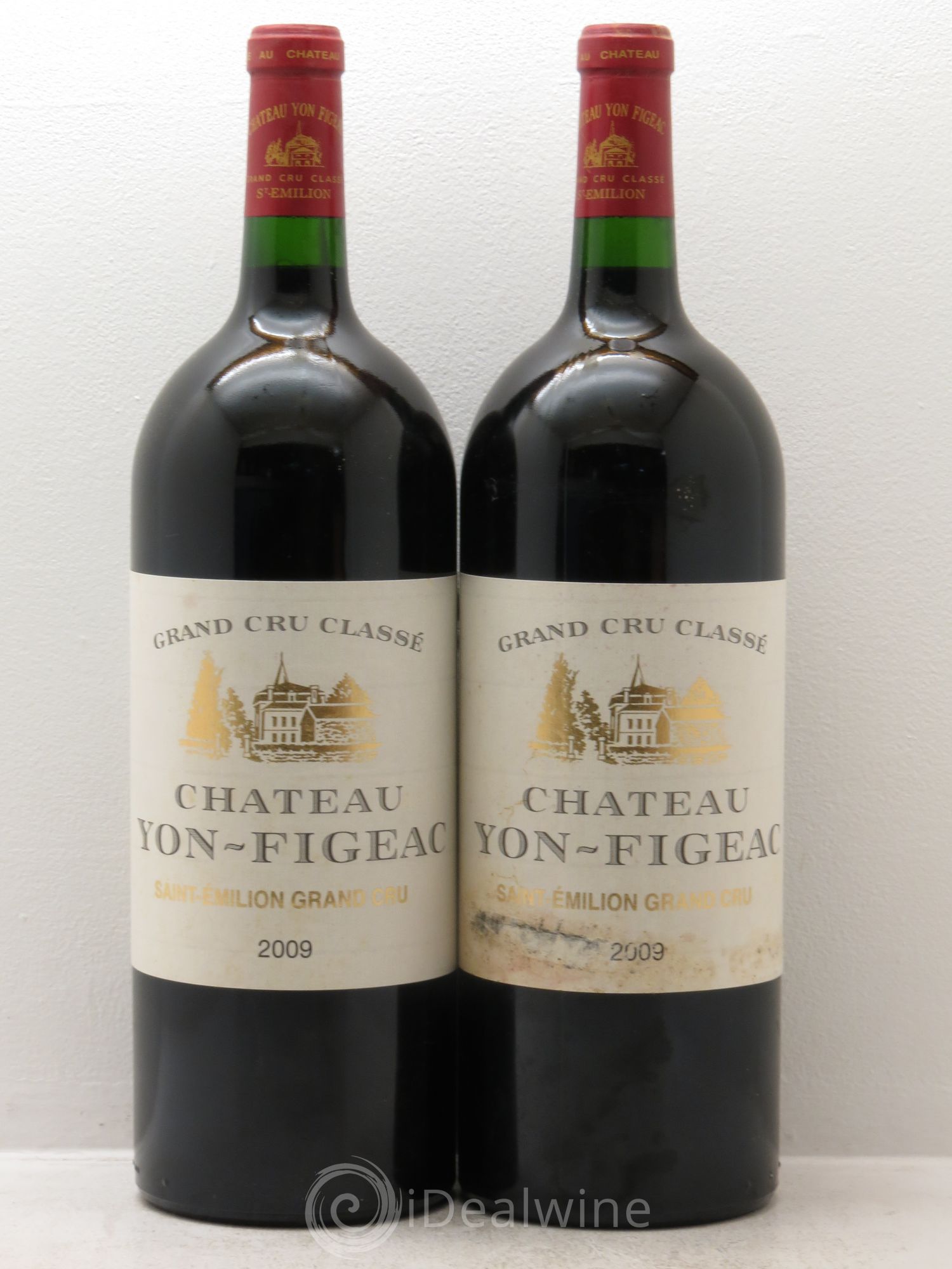 Château Yon Figeac Grand Cru Classé 2009 - Lot de 2 magnums - 0