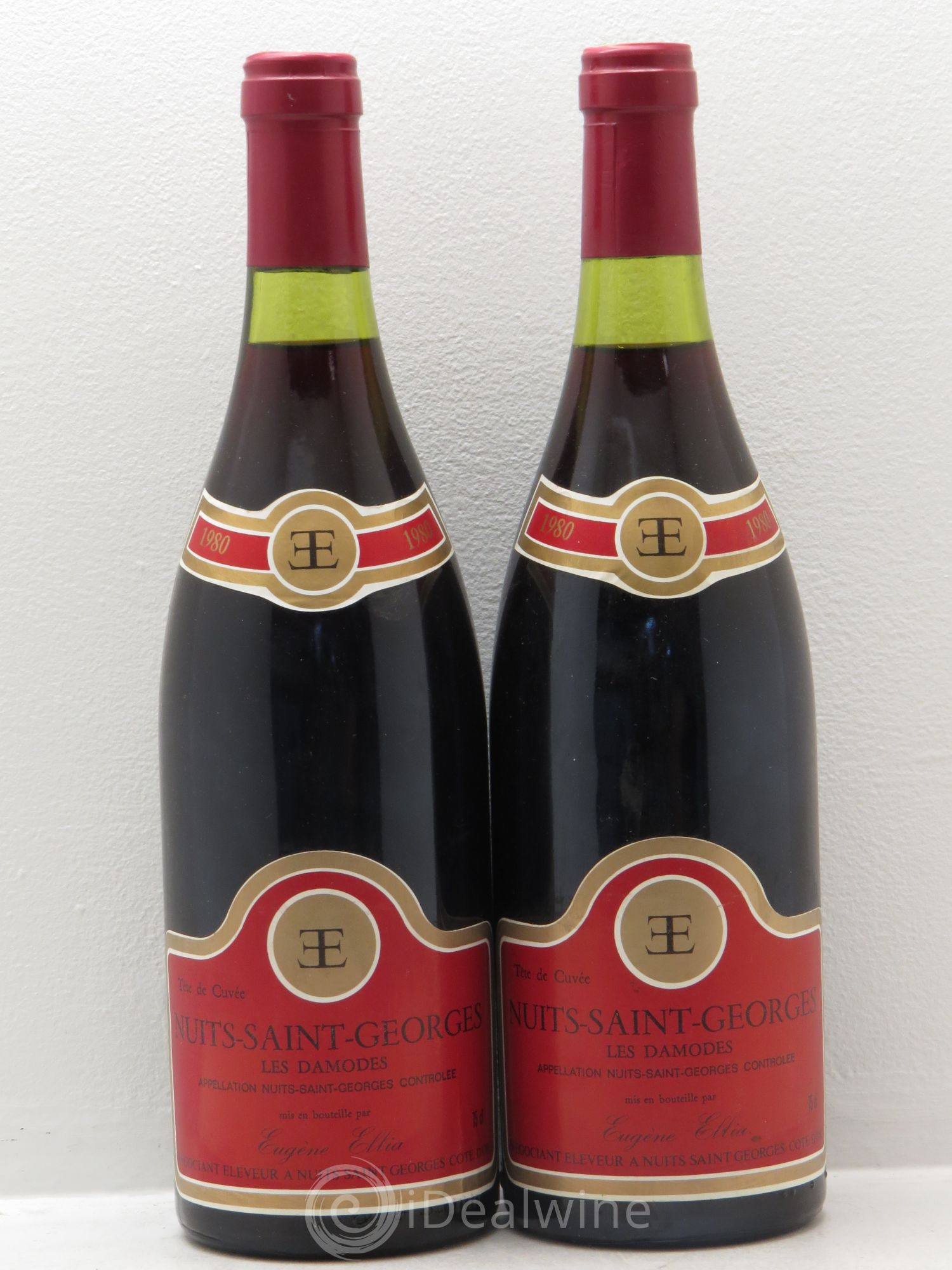 Nuits-Saint-Georges 1er Cru Tête de cuvée Mise E Ella 1980 - Posten von 2 Flaschen - 0