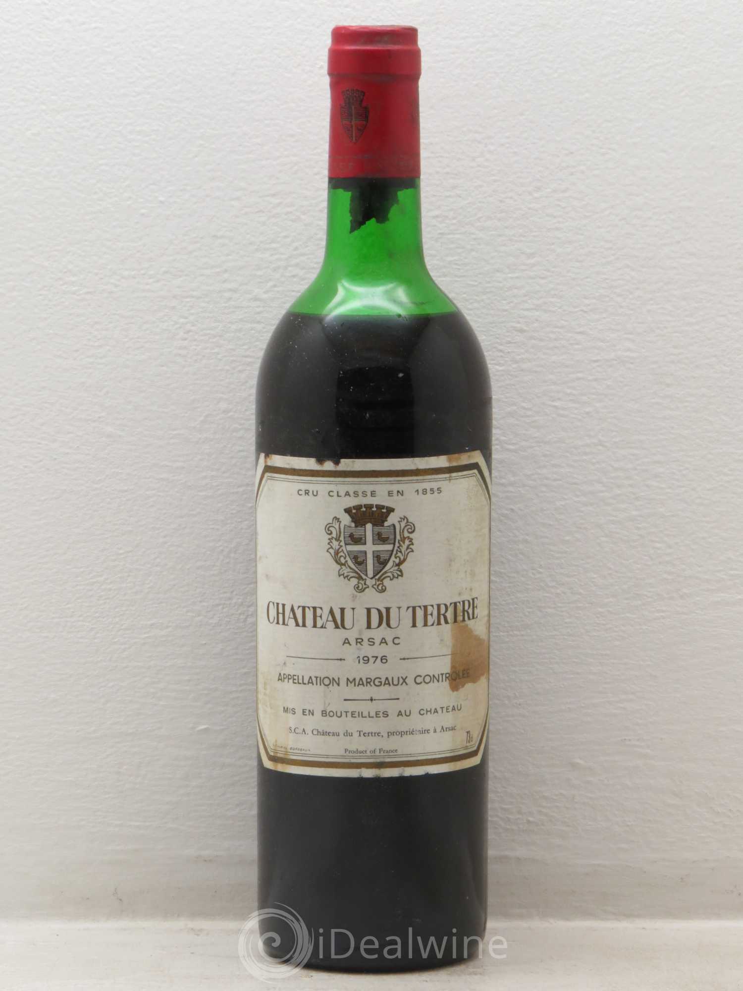 Château du Tertre 5ème Grand Cru Classé 1976 - Lot de 1 bouteille - 0
