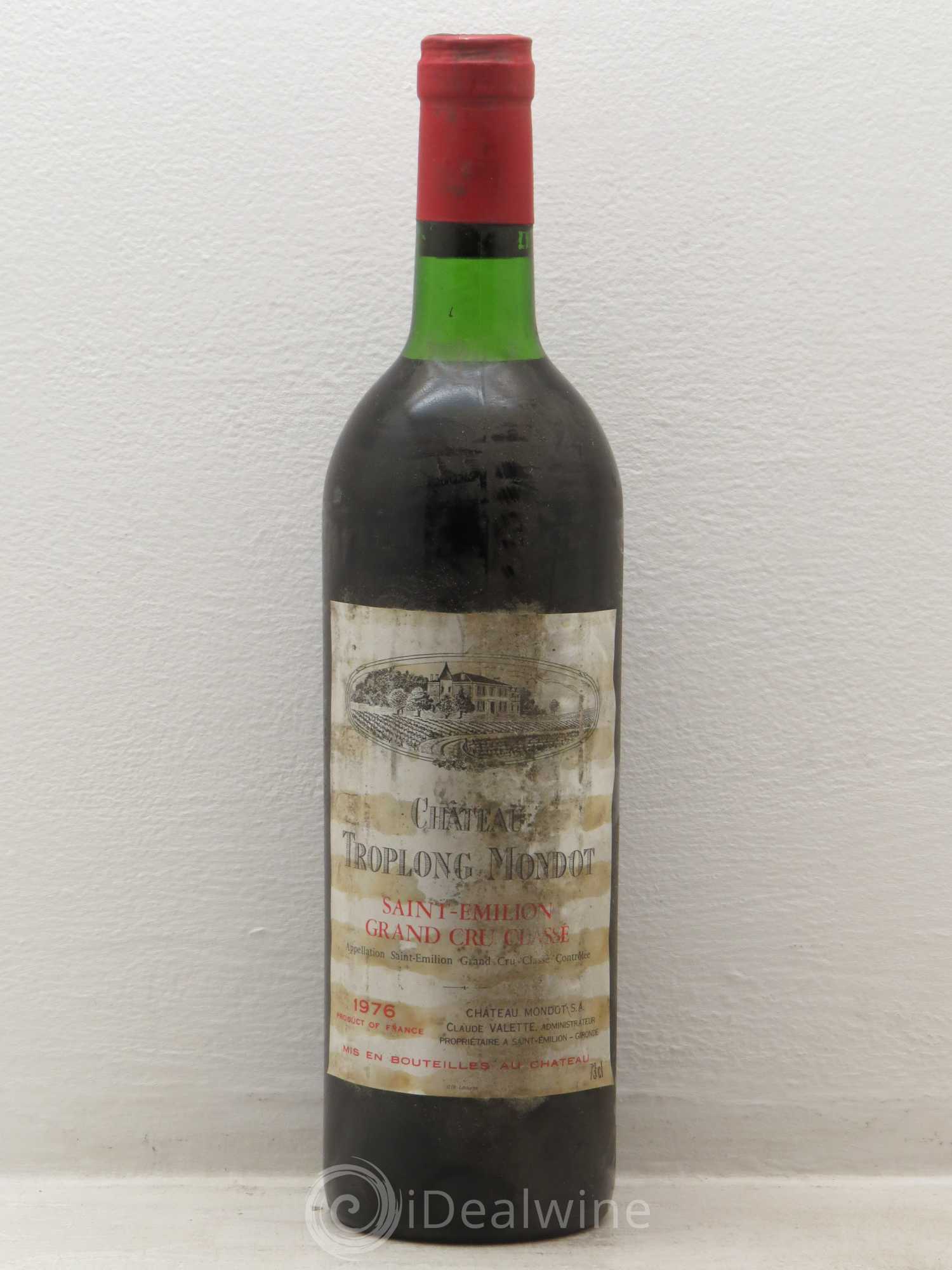 Château Troplong Mondot 1er Grand Cru Classé B 1976 - Lot de 1 bouteille - 0