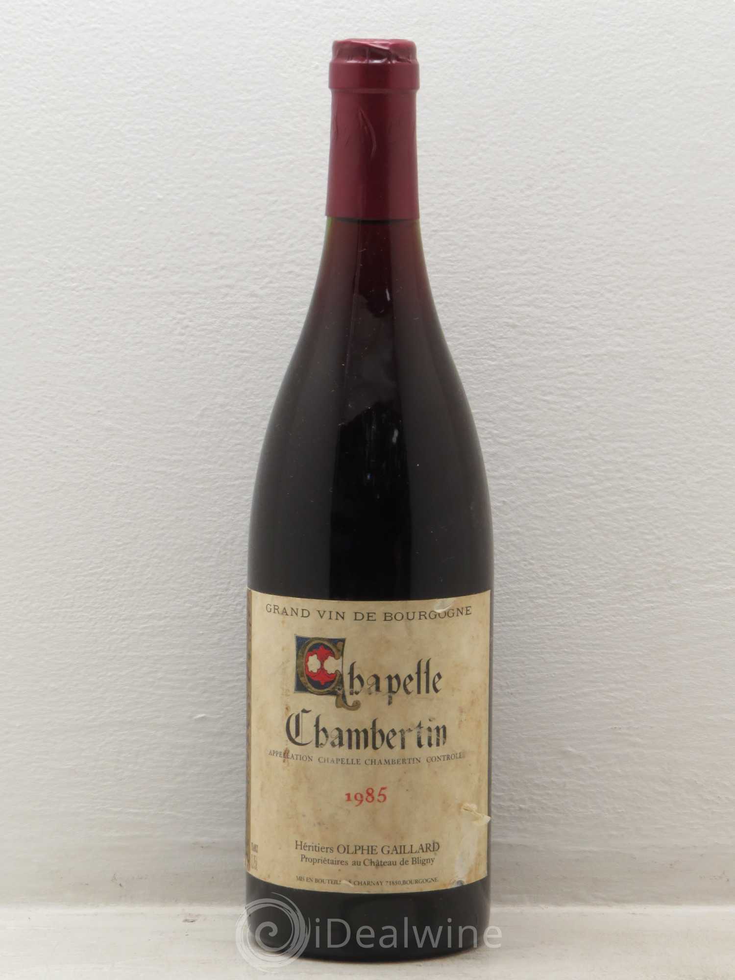 Chapelle-Chambertin Grand Cru Olphe Gaillard 1985 - Lot de 1 bouteille - 0