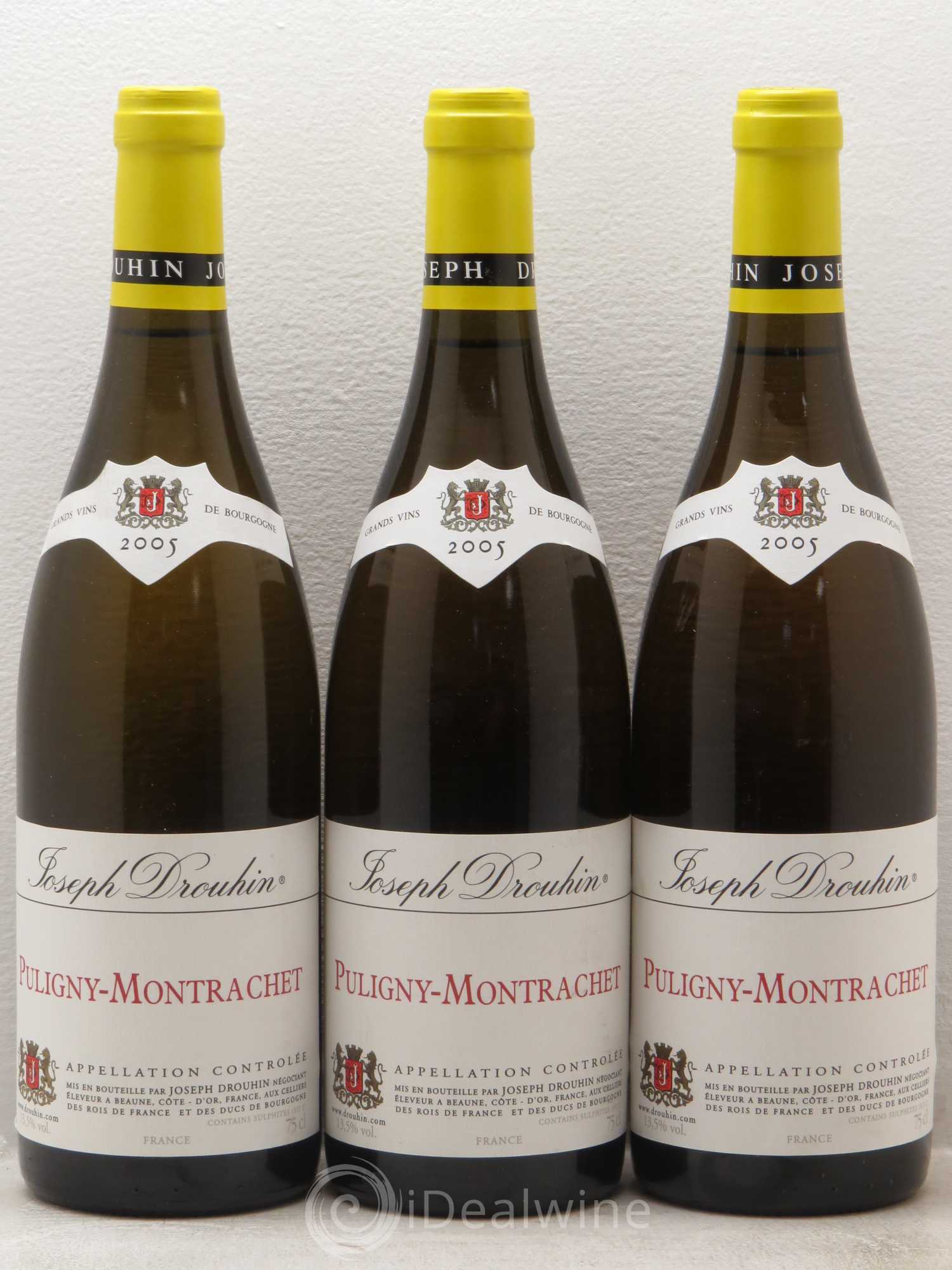 Puligny-Montrachet Domaine Drouhin 2005 - Lot de 3 bouteilles - 0