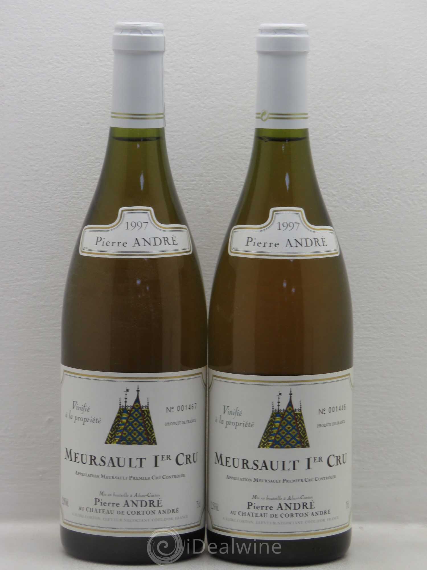 Meursault 1er Cru P.Andre 1997 - Lot de 2 bouteilles - 0
