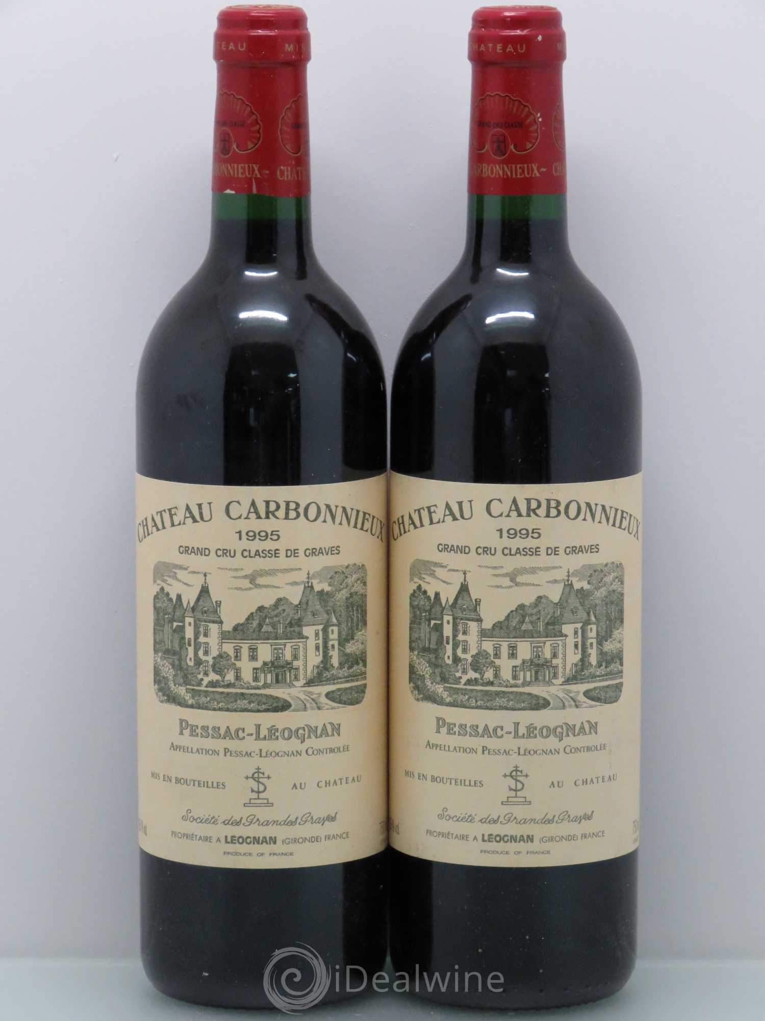 Château Carbonnieux Cru Classé de Graves 1995 - Lot de 5 bouteilles - 2