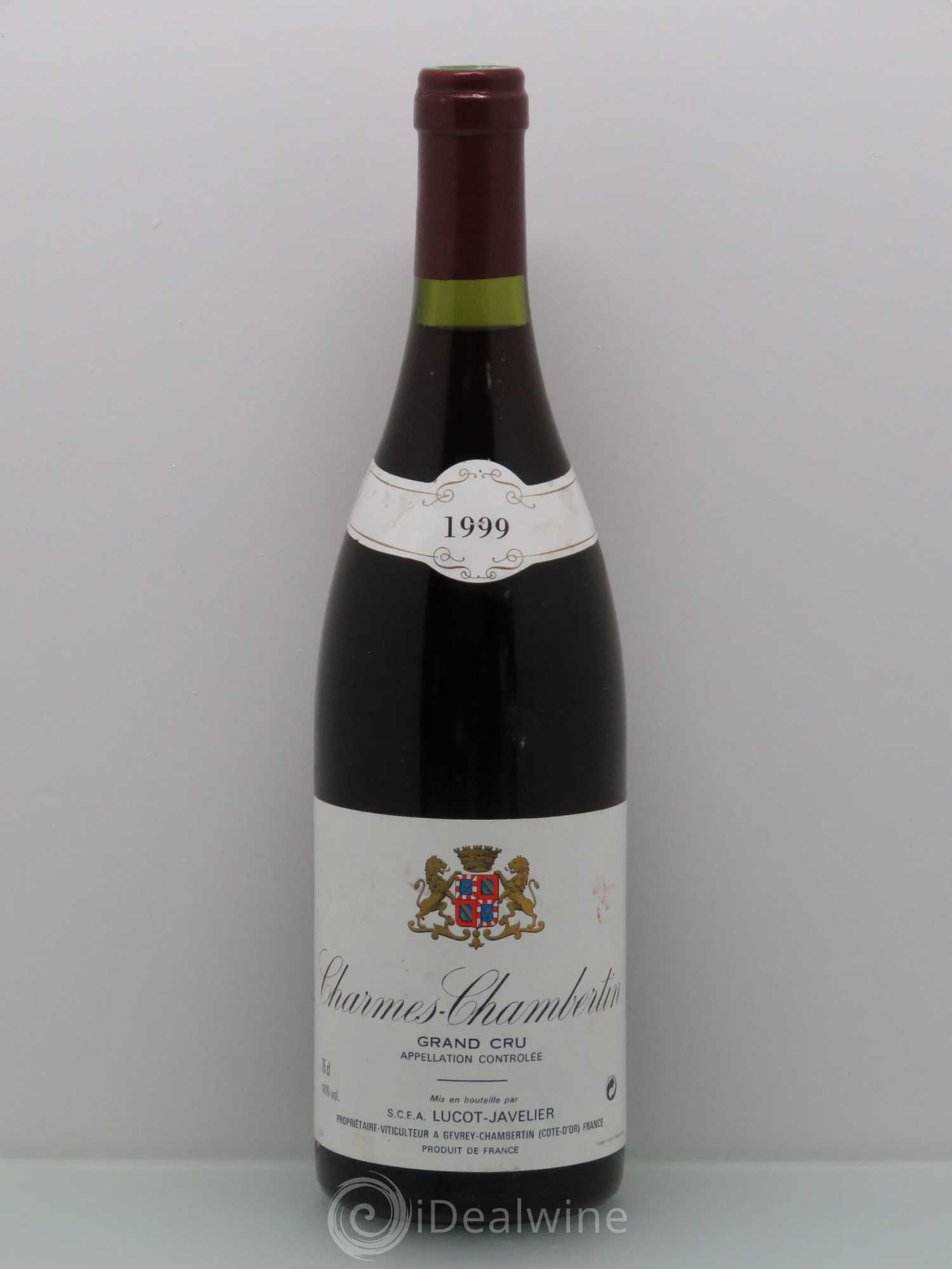 Charmes-Chambertin Grand Cru Javelier 1999 - Lot de 1 bouteille - 0