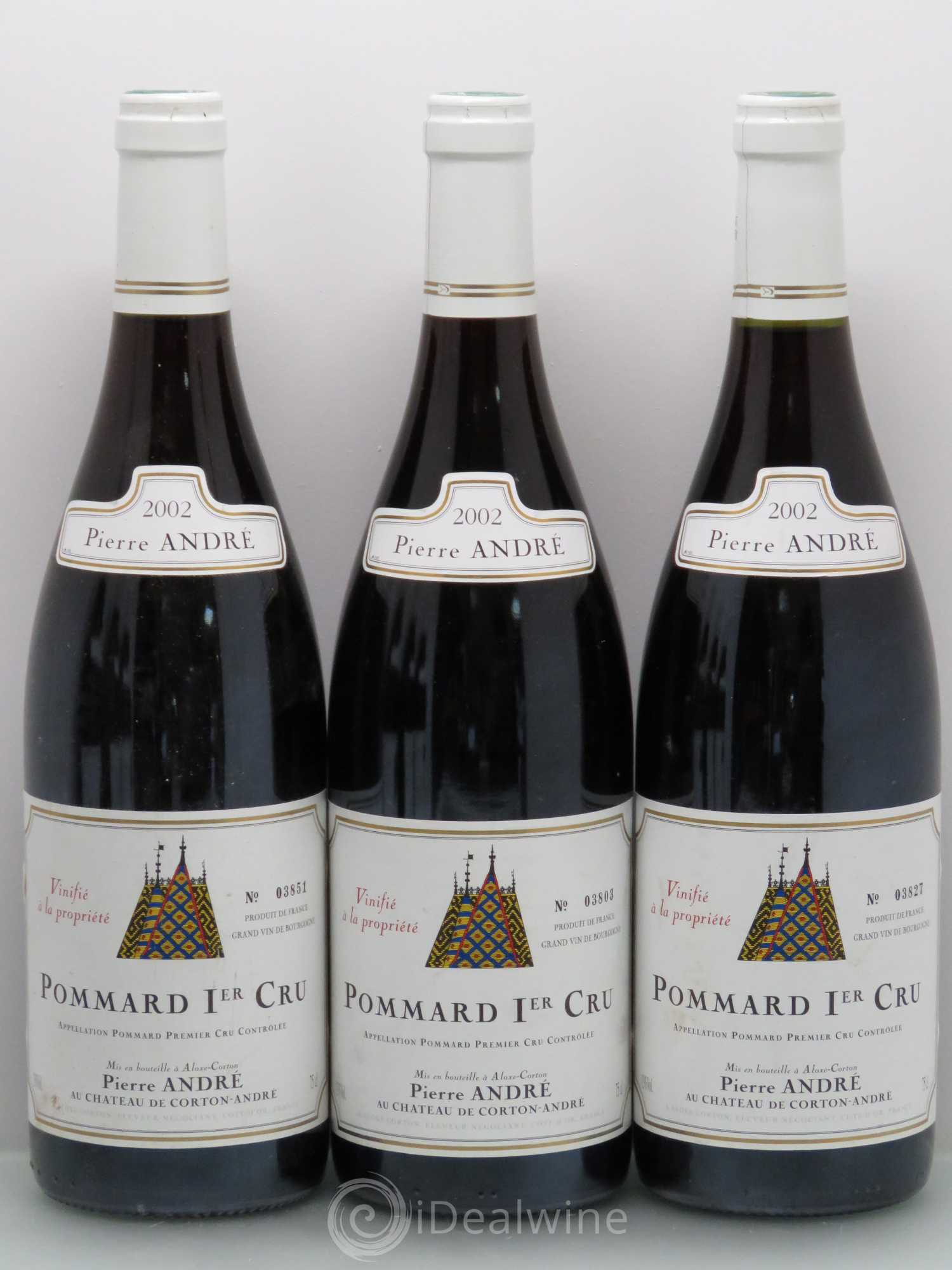 Pommard 1er Cru Pierre Andre 2002 - Lot de 6 bouteilles - 1