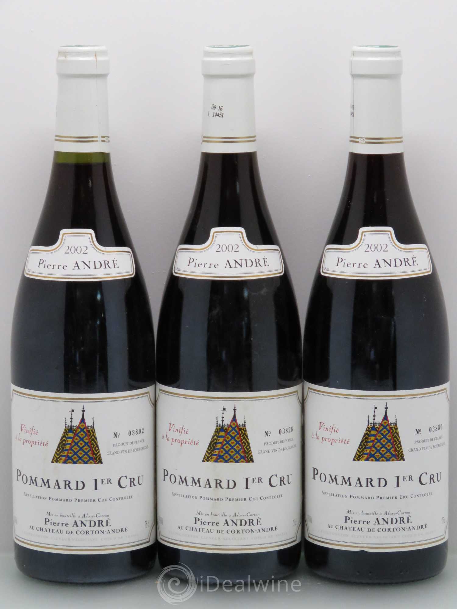 Pommard 1er Cru Pierre Andre 2002 - Lot de 6 bouteilles - 2