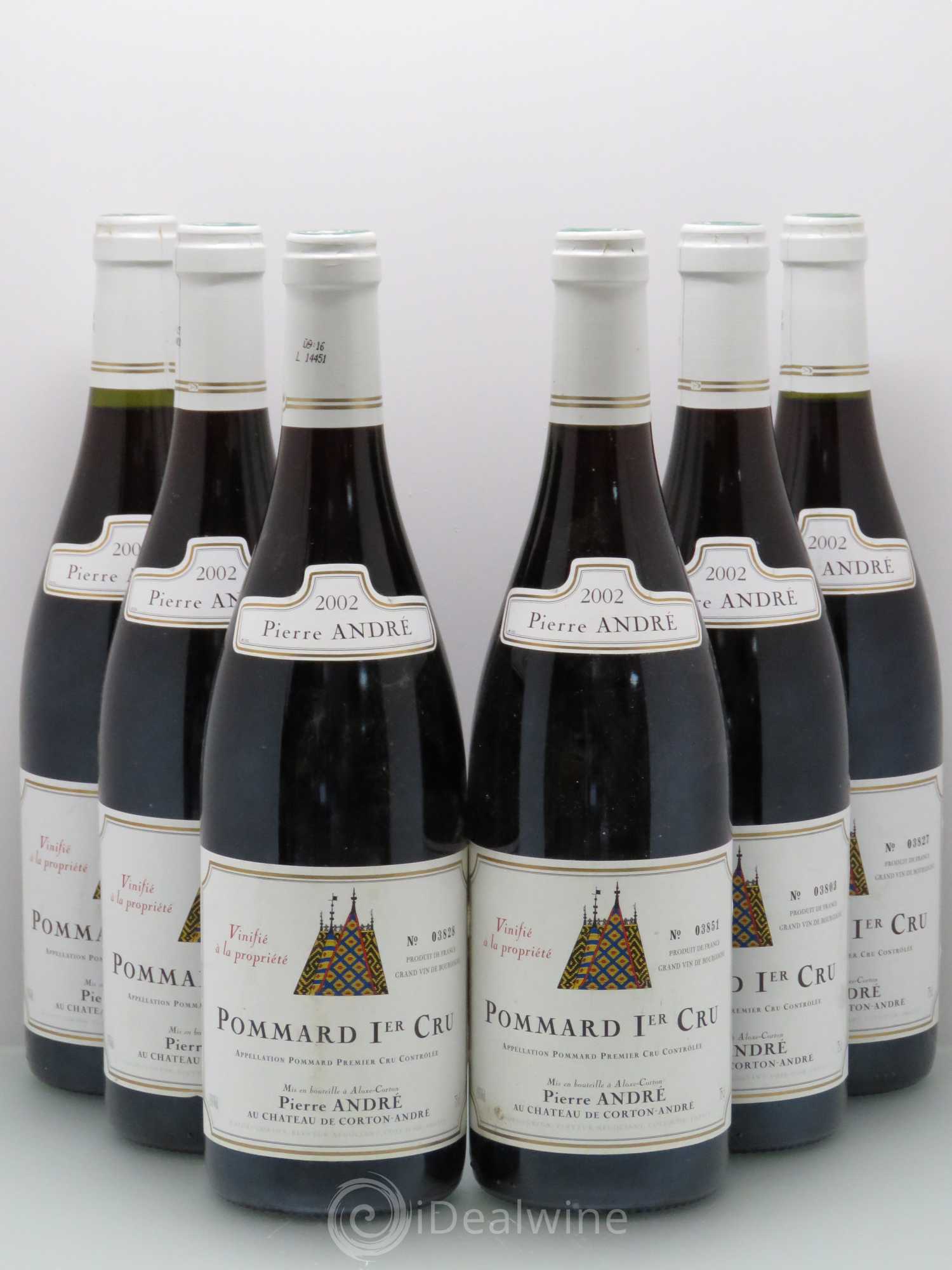 Pommard 1er Cru Pierre Andre 2002 - Lot de 6 bouteilles - 0