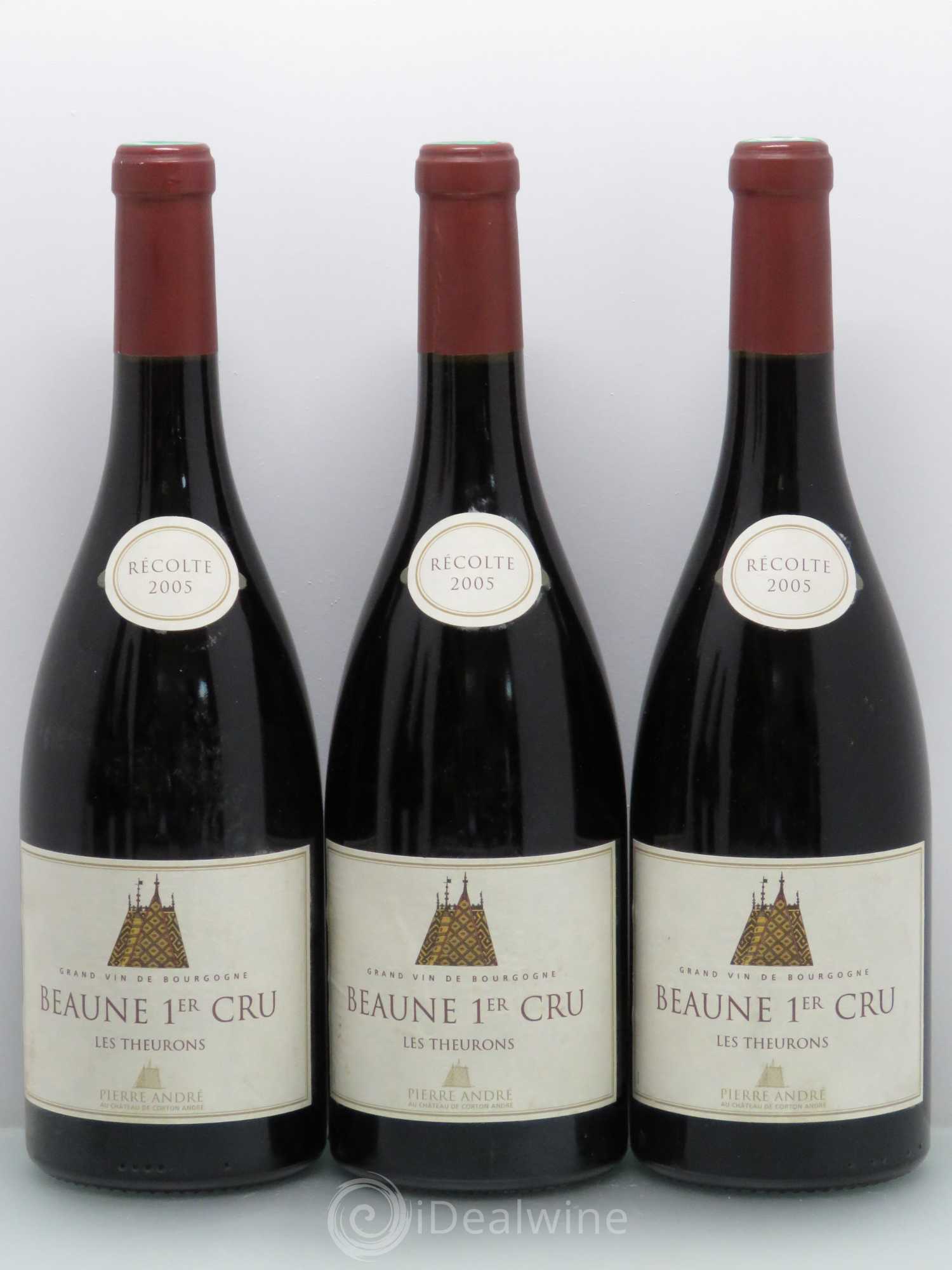 Beaune 1er Cru Les Theurons Pierre Andre 2005 - Posten von 5 Flaschen - 1