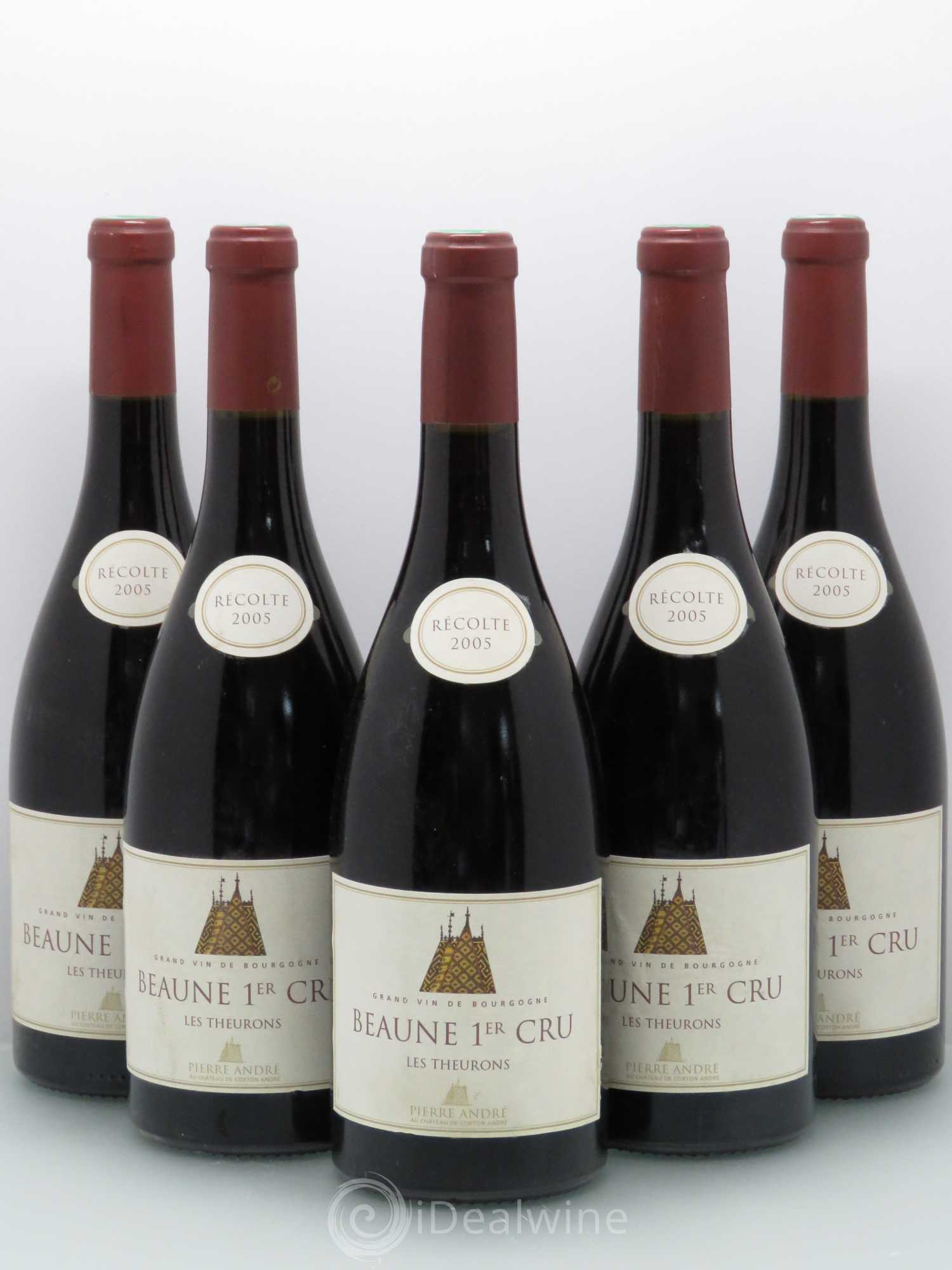 Beaune 1er Cru Les Theurons Pierre Andre 2005 - Posten von 5 Flaschen - 0