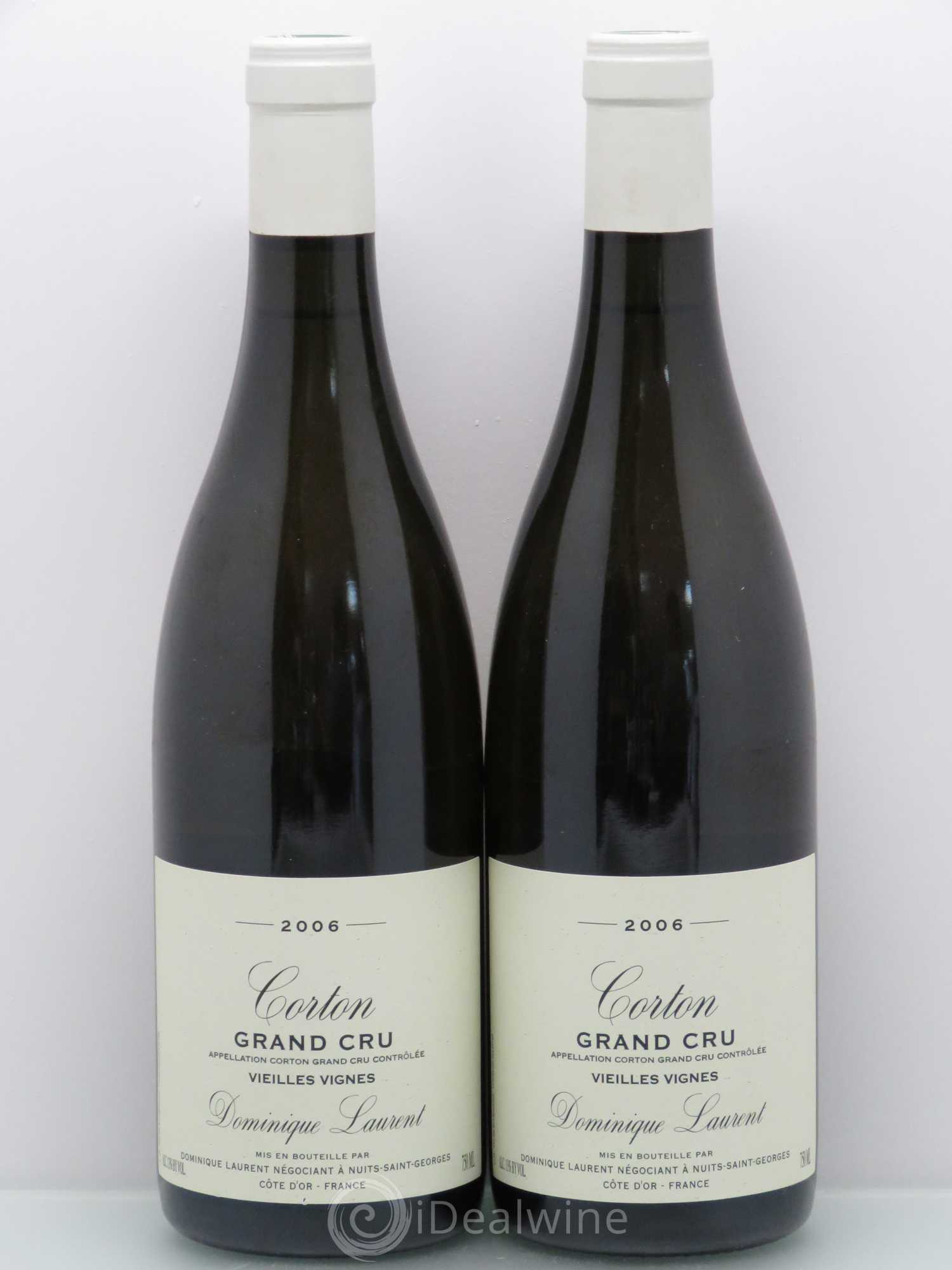 Corton Grand Cru Vieilles vignes Dominique Laurent 2006 - Lot de 2 bouteilles - 0