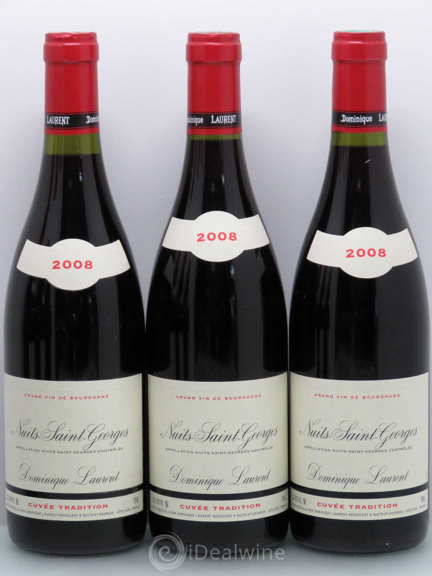 Nuits-Saint-Georges Dominique Laurent Cuvée Tradition 2008 - Lot de 6 bouteilles - 1