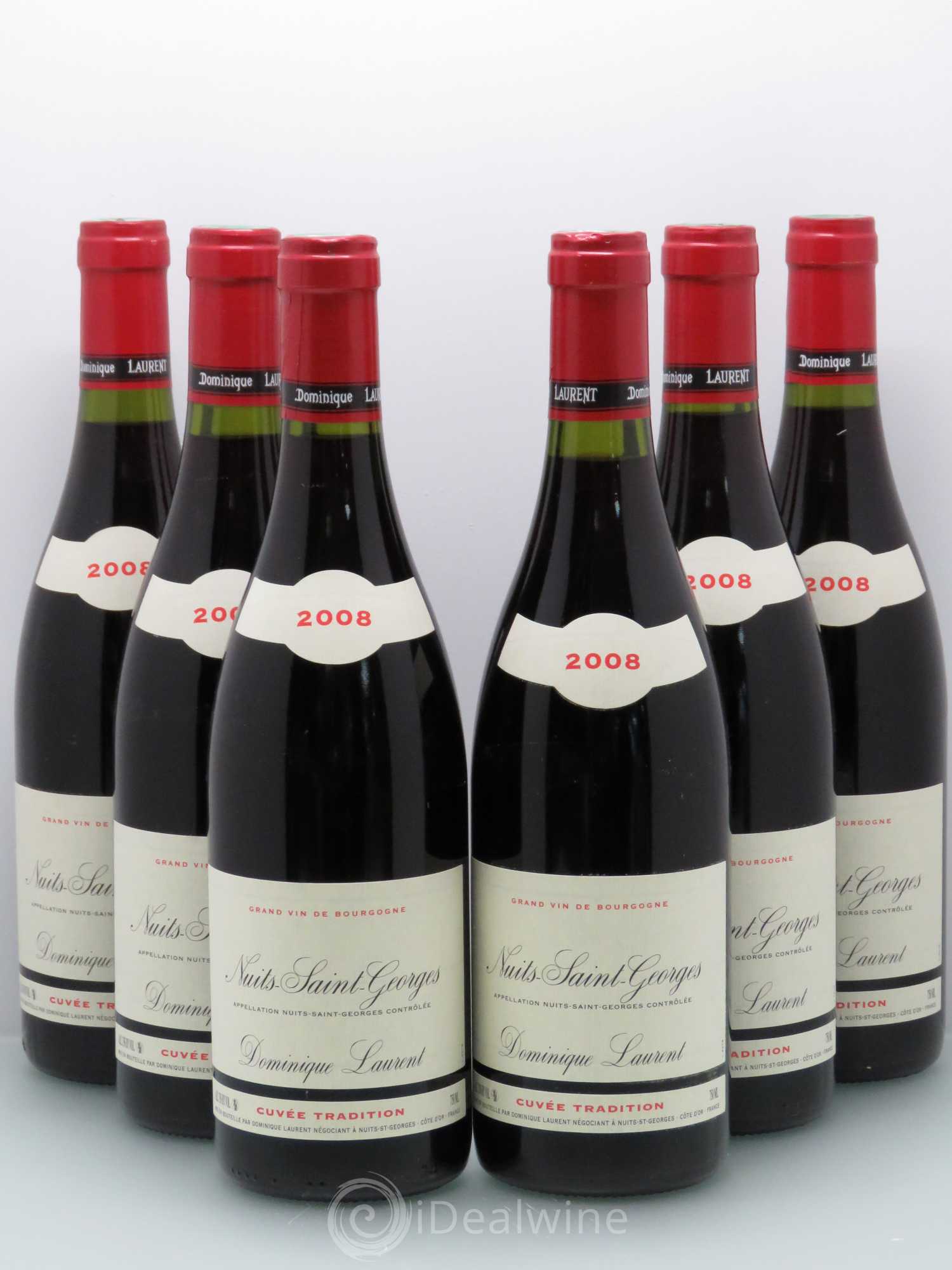 Nuits-Saint-Georges Dominique Laurent Cuvée Tradition 2008 - Lot de 6 bouteilles - 0