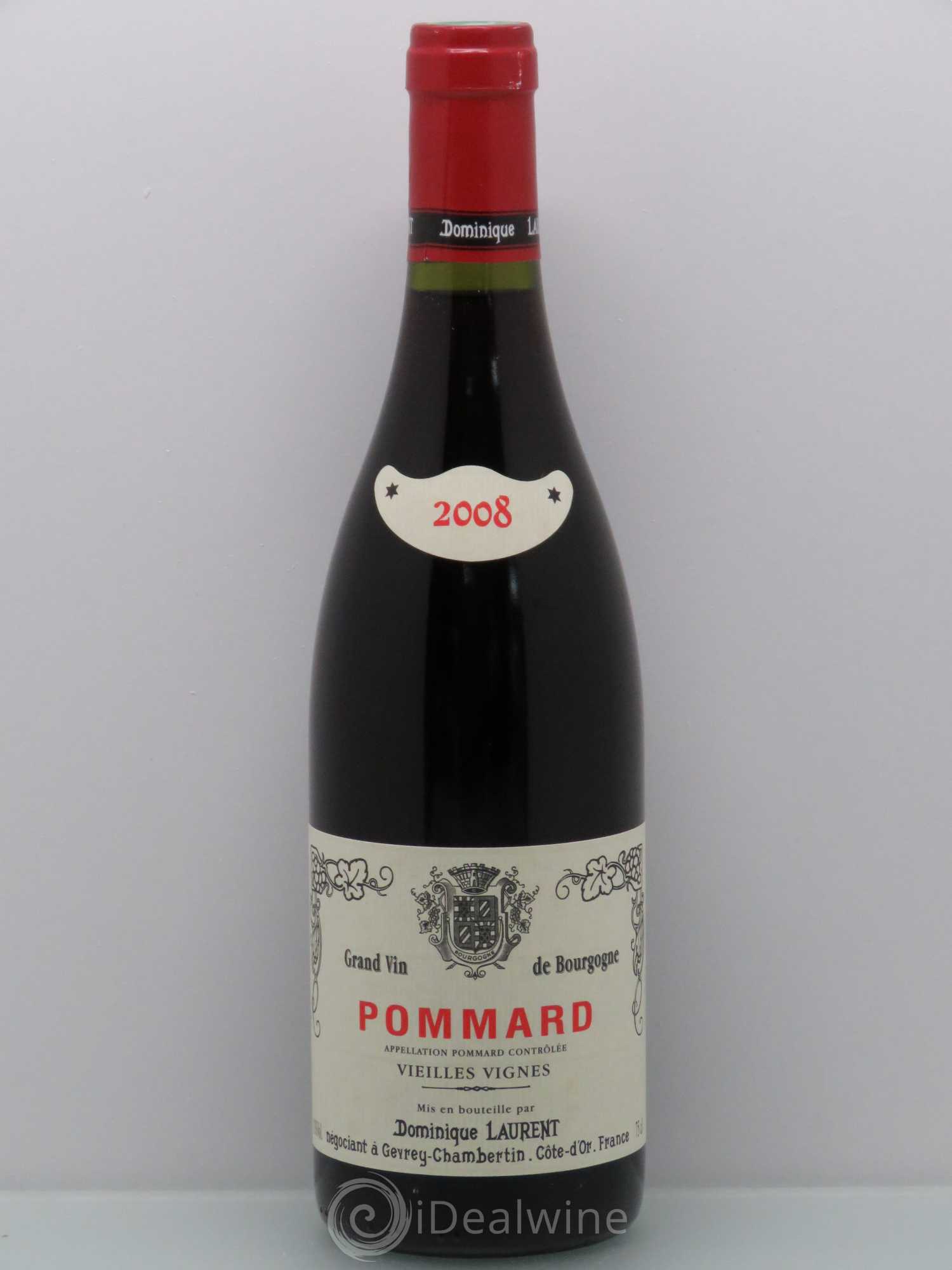 Pommard 1er Cru Vieilles vignes Dominique Laurent 2008 - Lot de 1 bouteille - 0