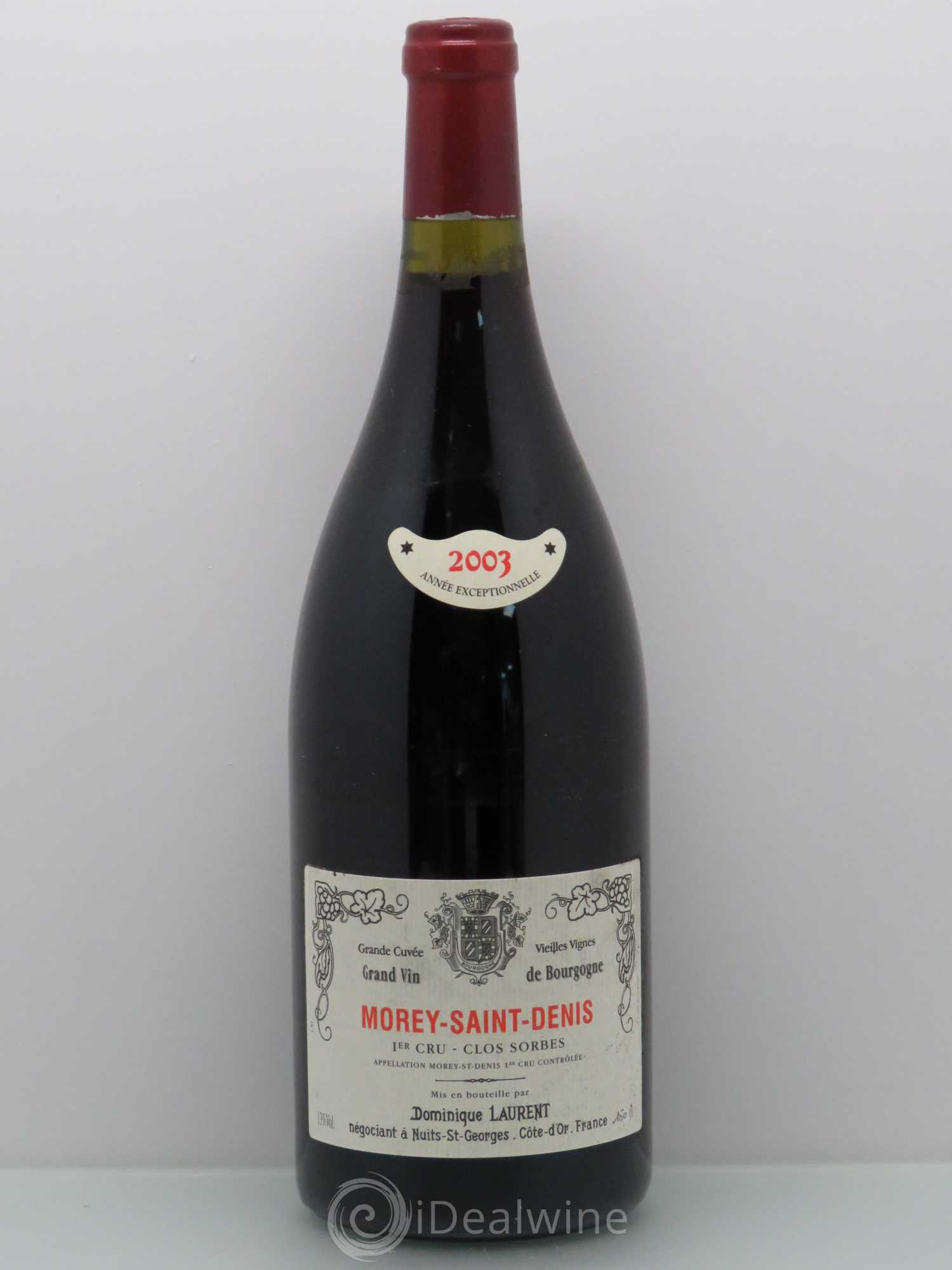 Morey-Saint-Denis 1er Cru Clos Sorbes Vieilles Vignes Laurent 1Er Cru 2003 - Posten von 1 Magnum - 0