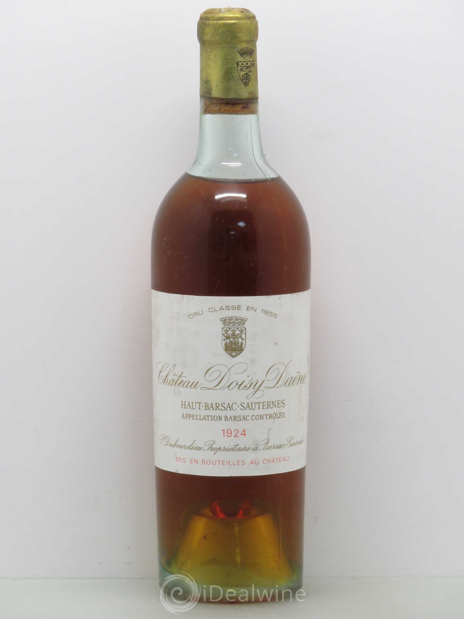 Château Doisy Daëne 2ème Grand Cru Classé 1924 - Lotto di 1 bottiglia - 0