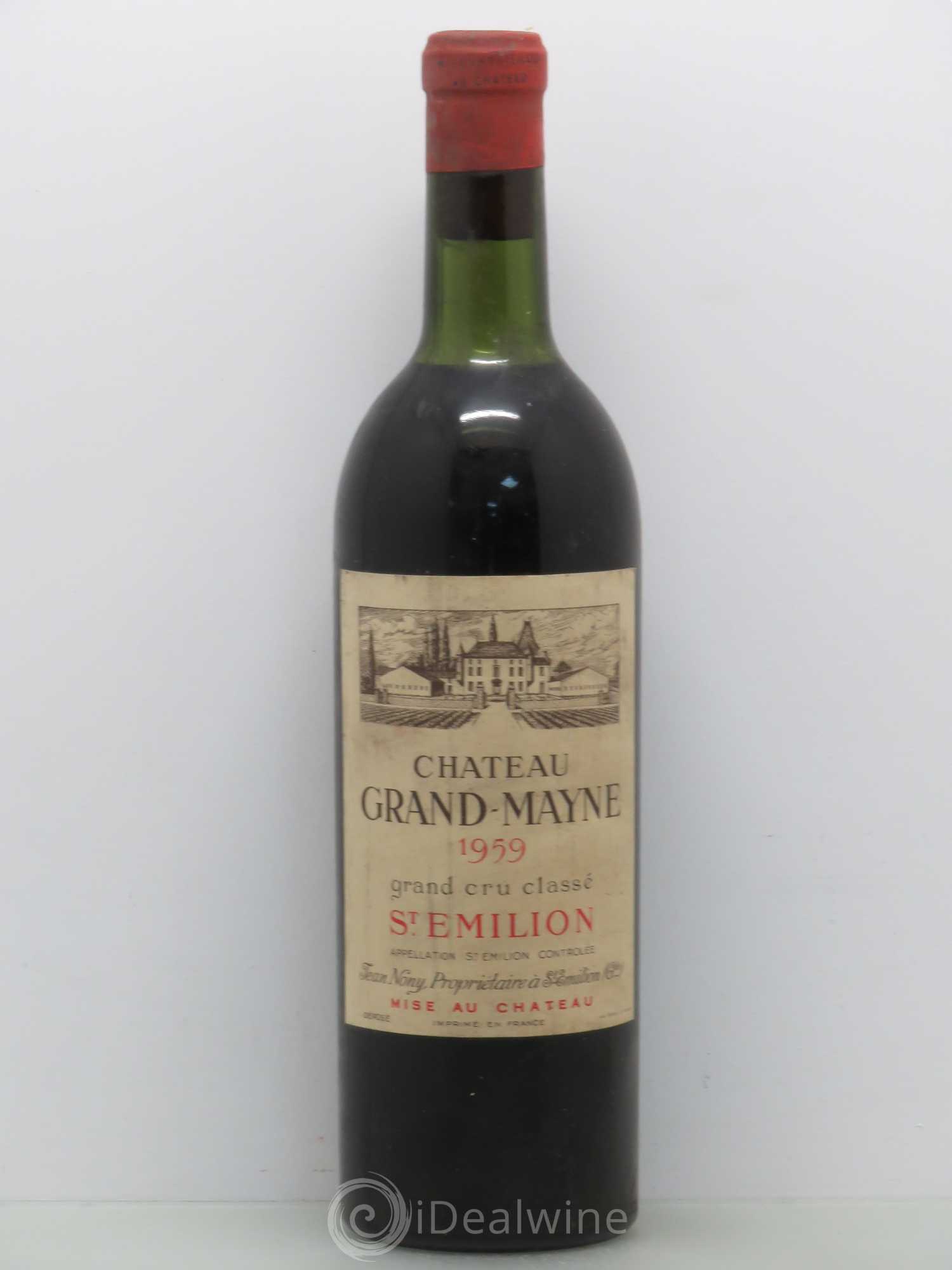 Château Grand Mayne Grand Cru Classé 1959 - Lot de 1 bouteille - 0