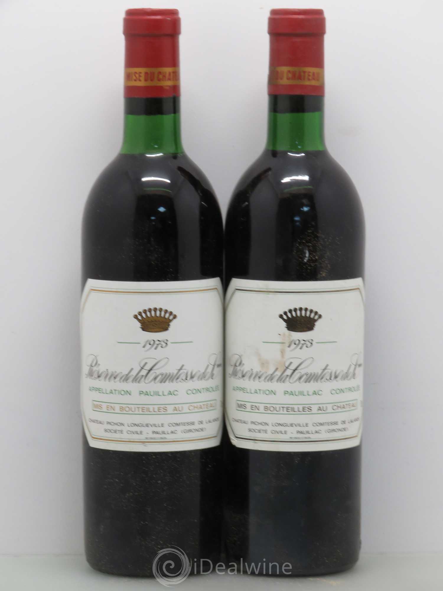 Réserve de la Comtesse Second Vin 1973 - Lot de 2 bouteilles - 0