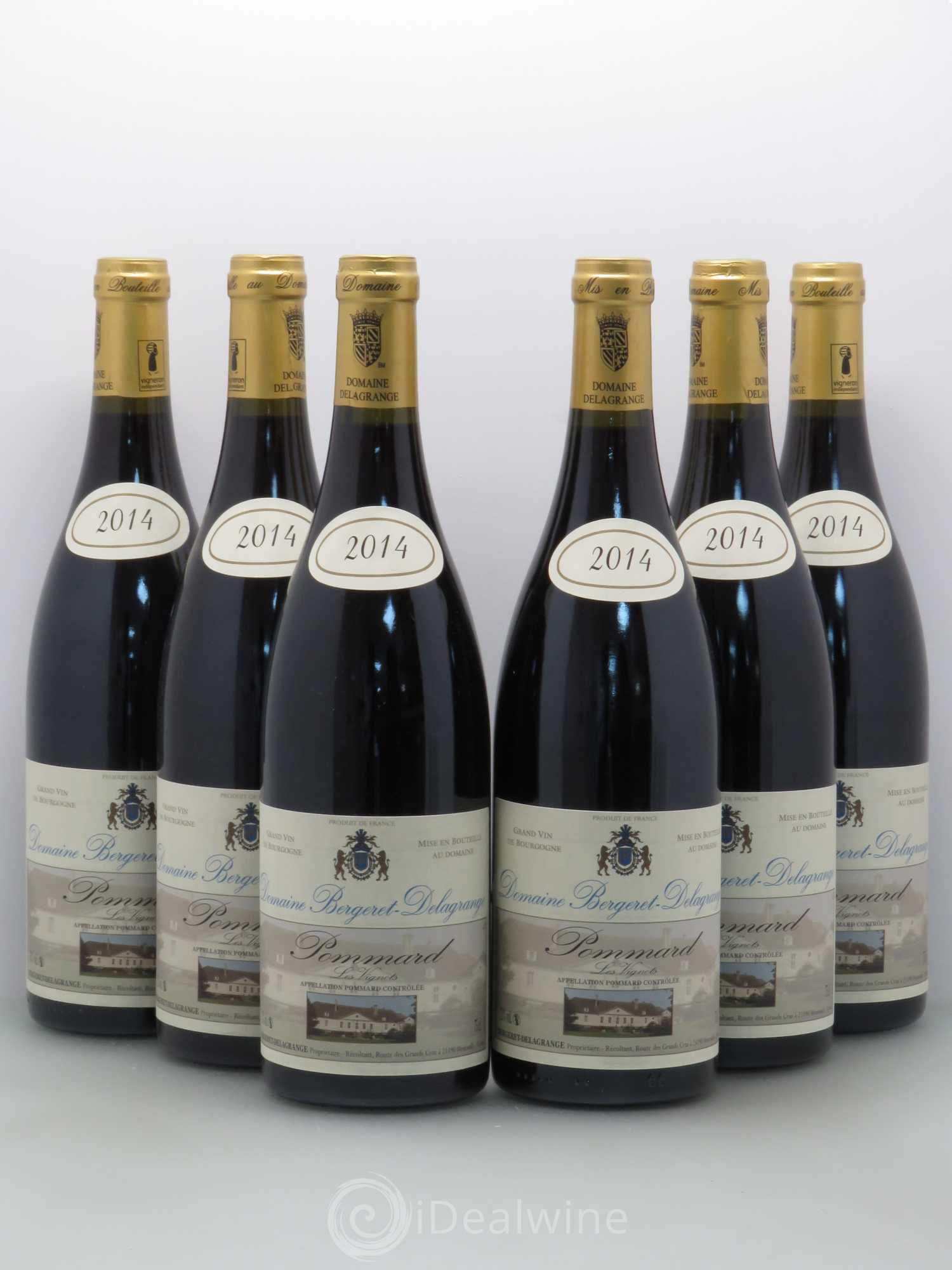 Pommard Les Vignots - Bernard Delagrange 2014 - Posten von 6 Flaschen - 0