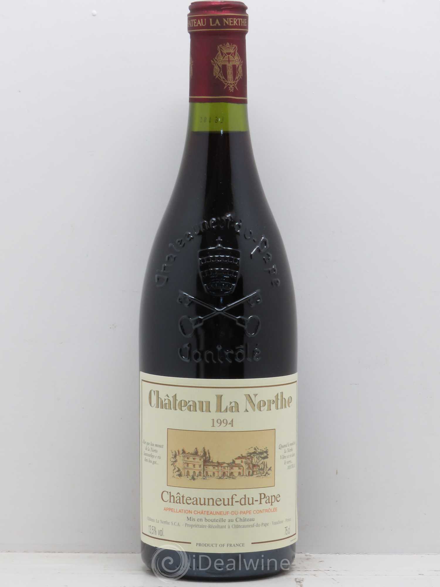 Châteauneuf-du-Pape Château la Nerthe Famille Richard 1994 - Lot de 1 bouteille - 0
