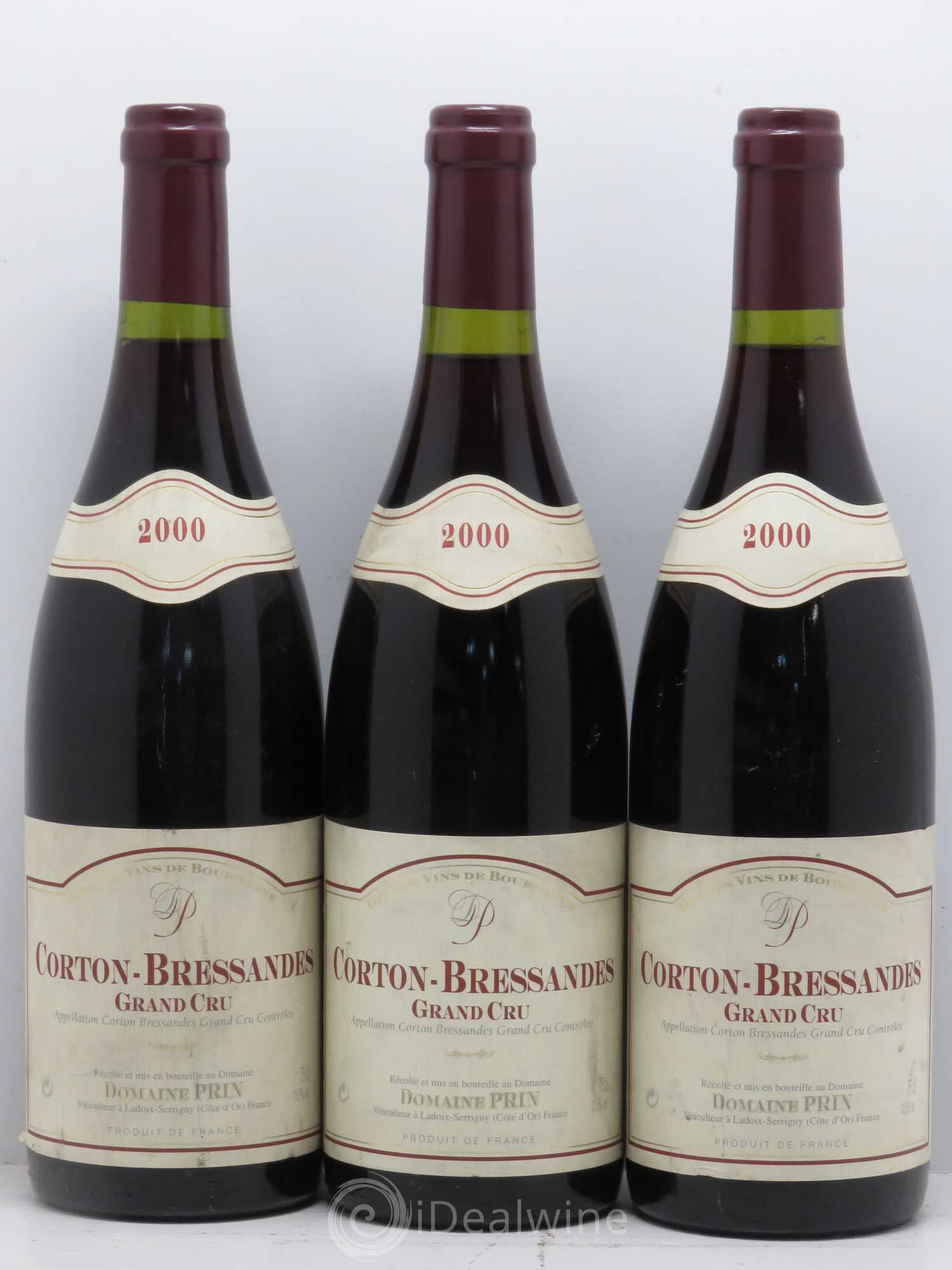 Corton Grand Cru Bressandes Domaine Prin 2000 - Lot de 6 bouteilles - 2