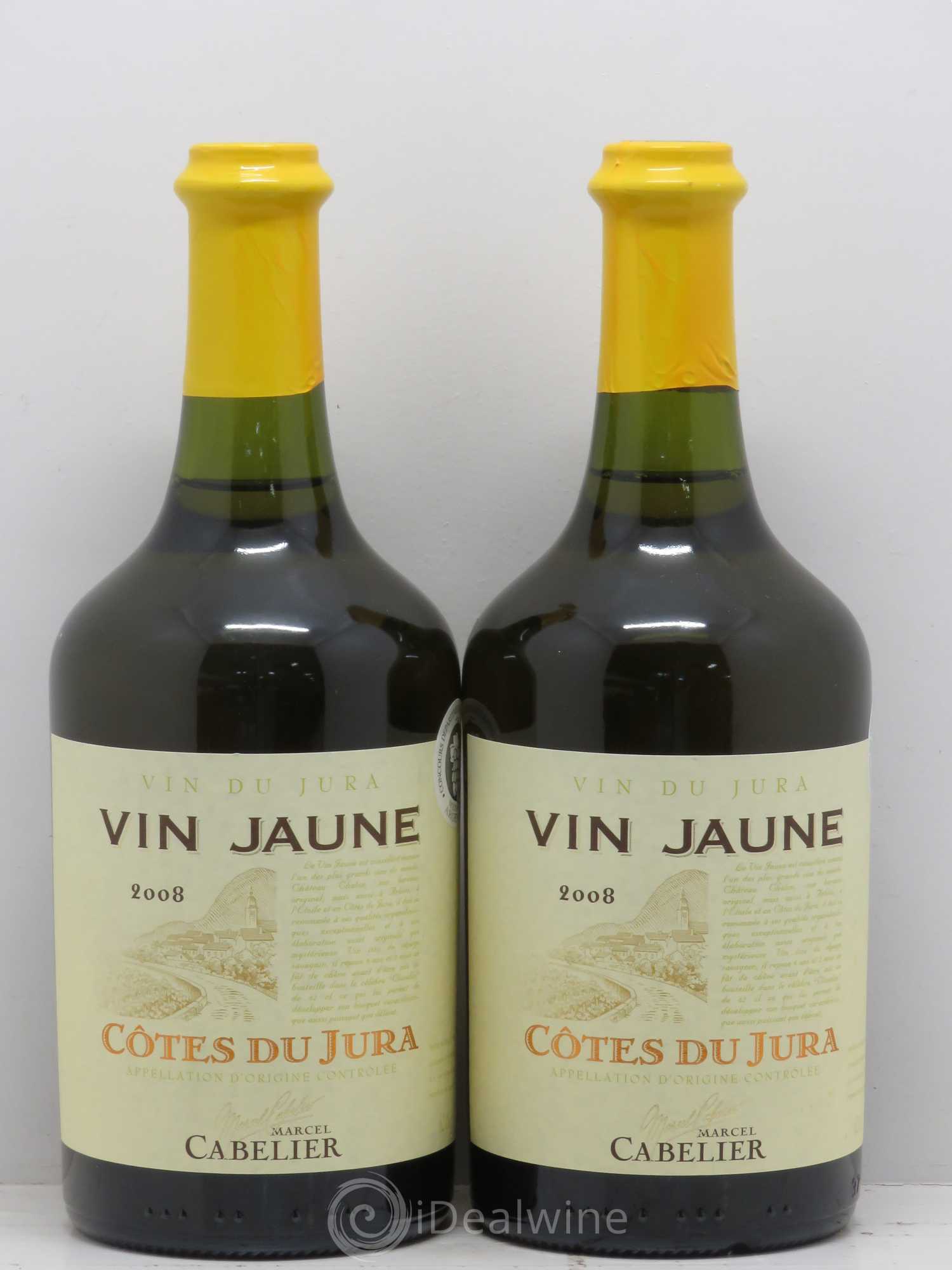 Arbois Vin Jaune Cabelier 2008 - Lot de 2 bouteilles - 0