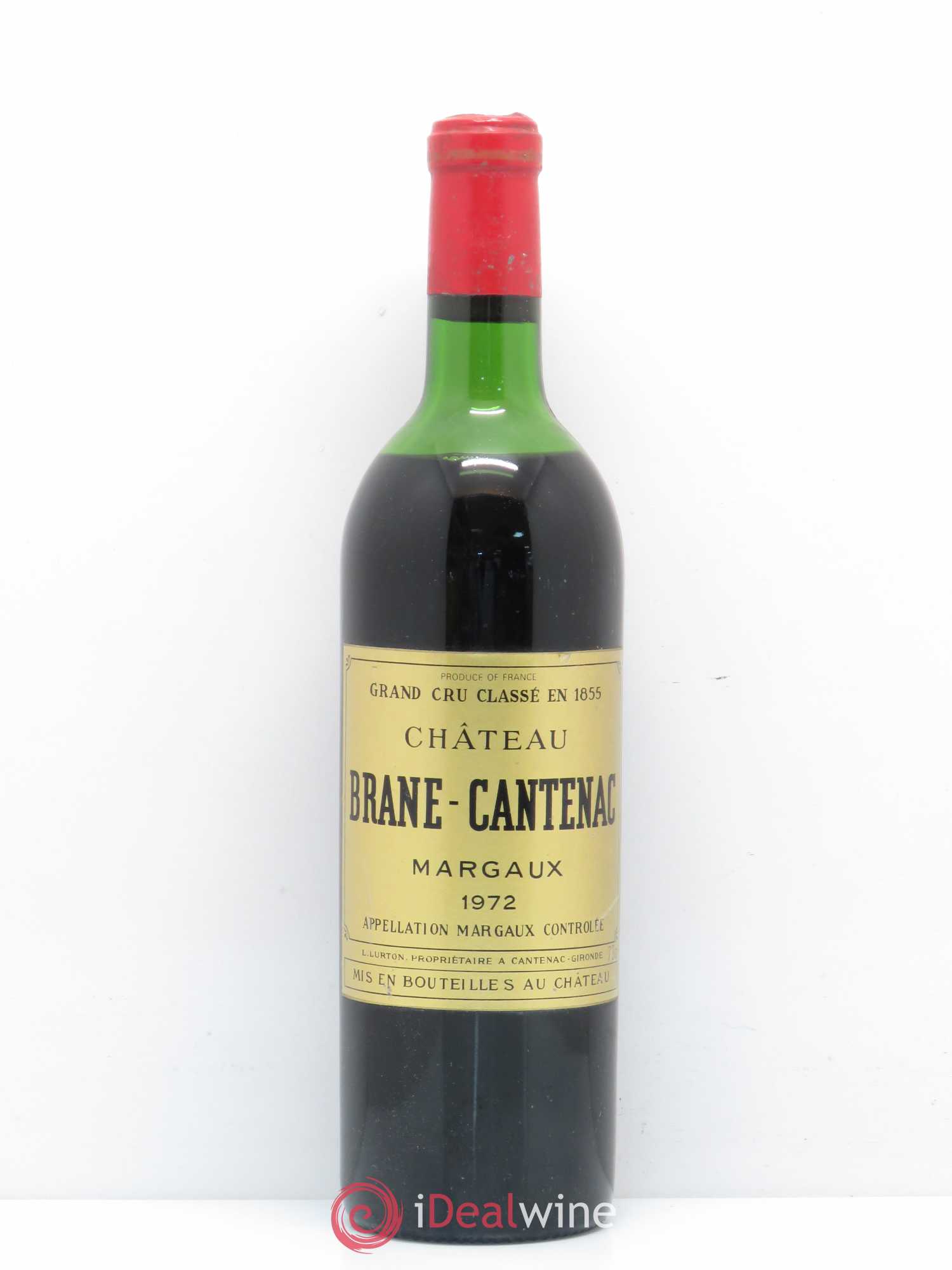 Château Brane Cantenac 2ème Grand Cru Classé 1972 - Lot de 1 bouteille - 0