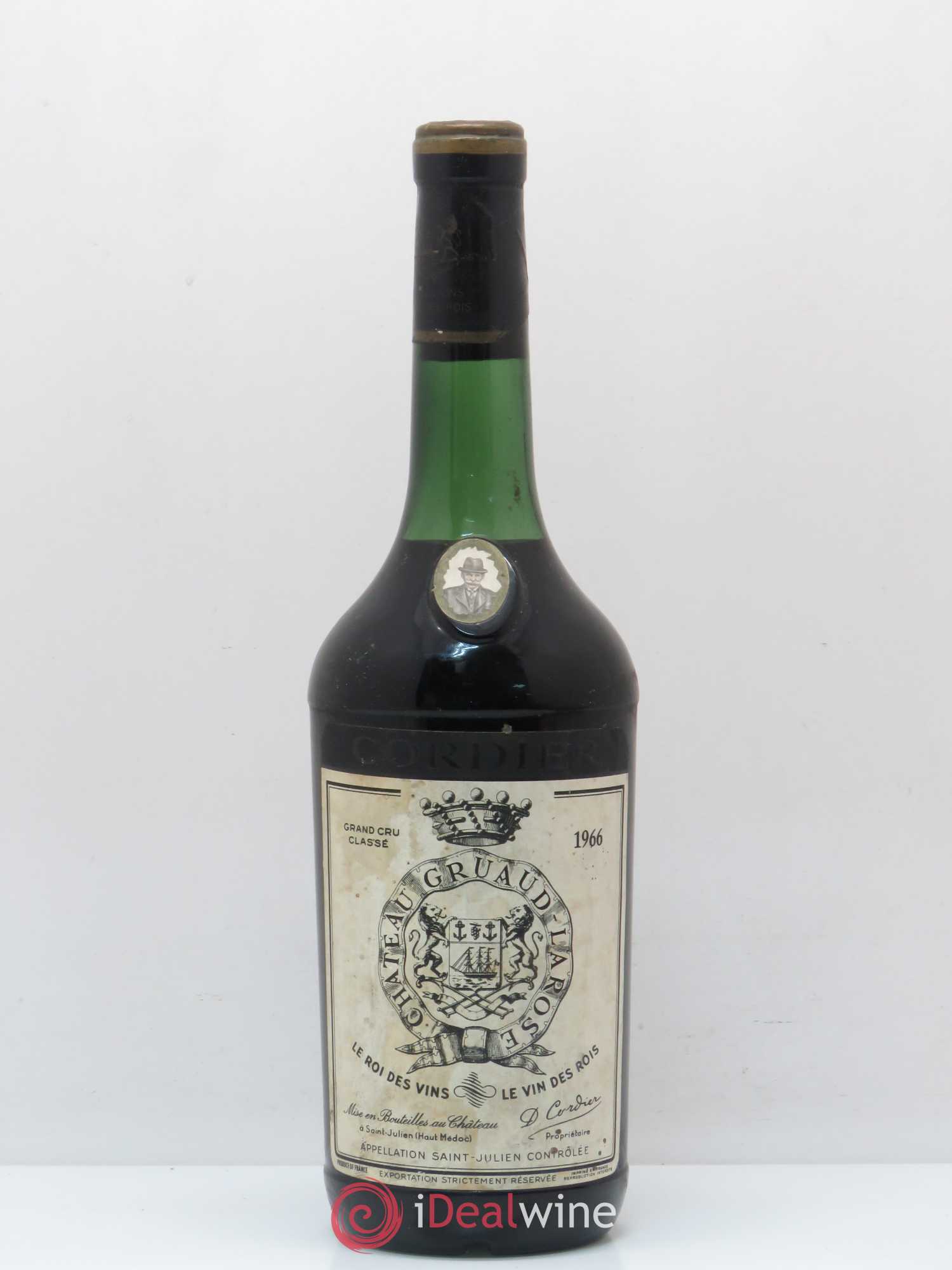 Château Gruaud Larose 2ème Grand Cru Classé 1966 - Lot de 1 bouteille - 0