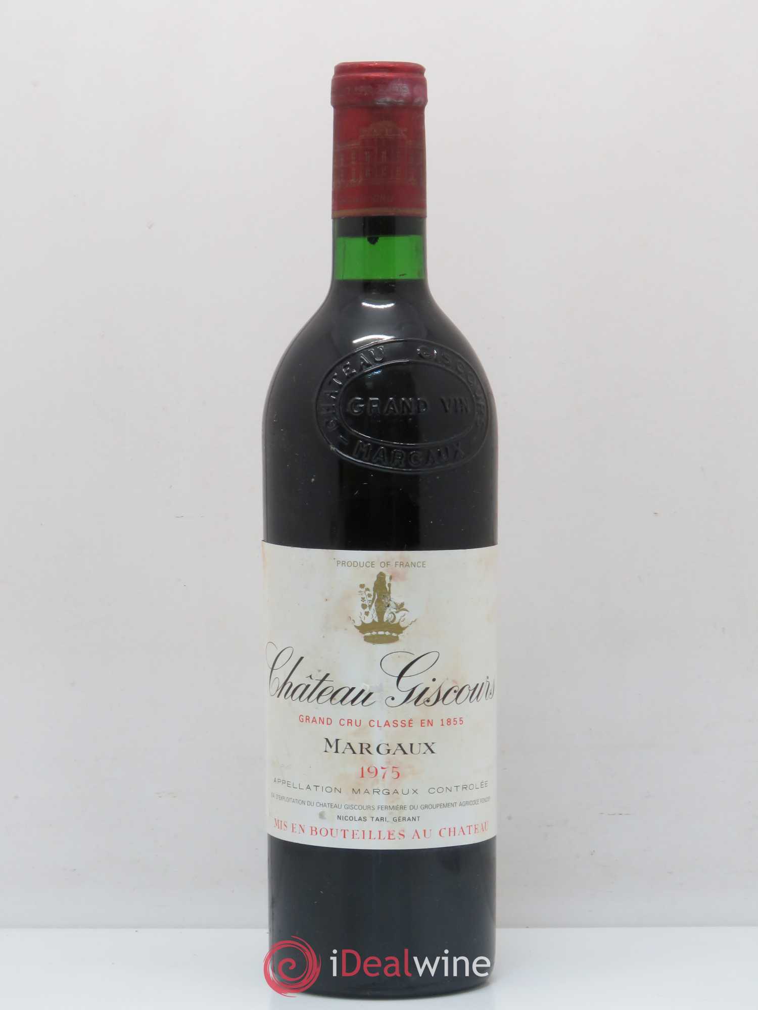 Château Giscours 3ème Grand Cru Classé 1975 - Lot de 1 bouteille - 0
