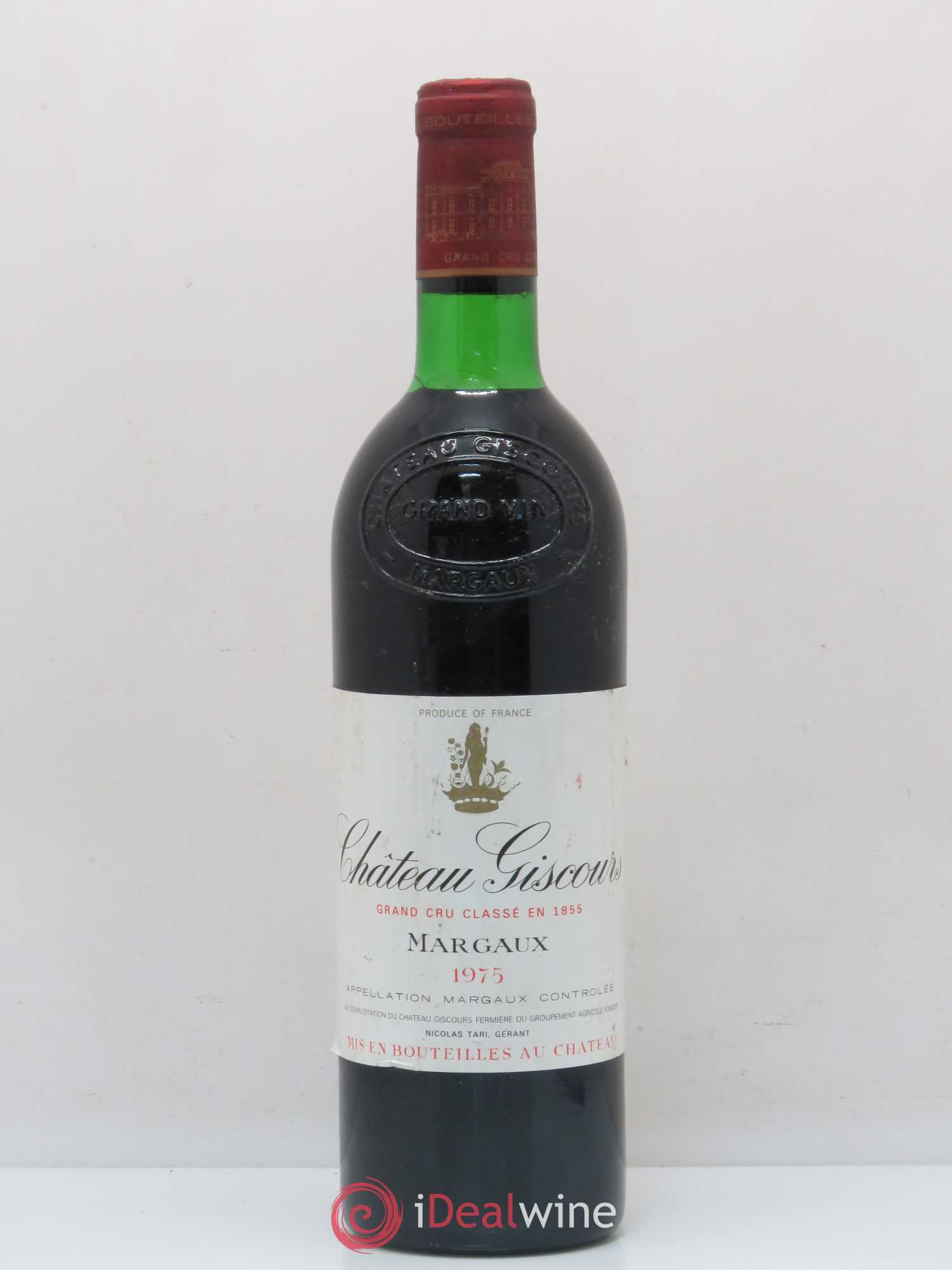 Château Giscours 3ème Grand Cru Classé 1975 - Lot de 1 bouteille - 0