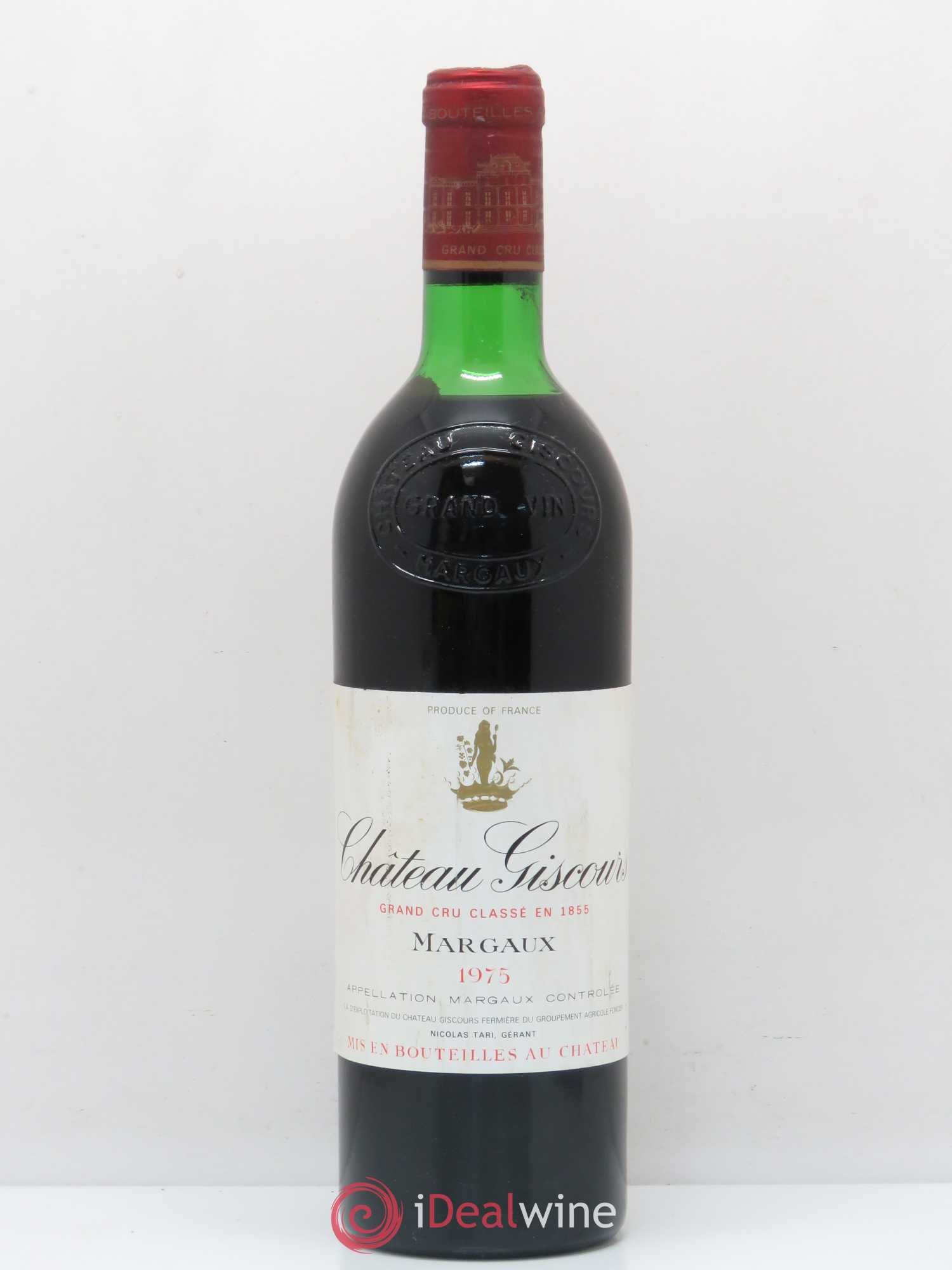 Château Giscours 3ème Grand Cru Classé 1975 - Lot de 1 bouteille - 0