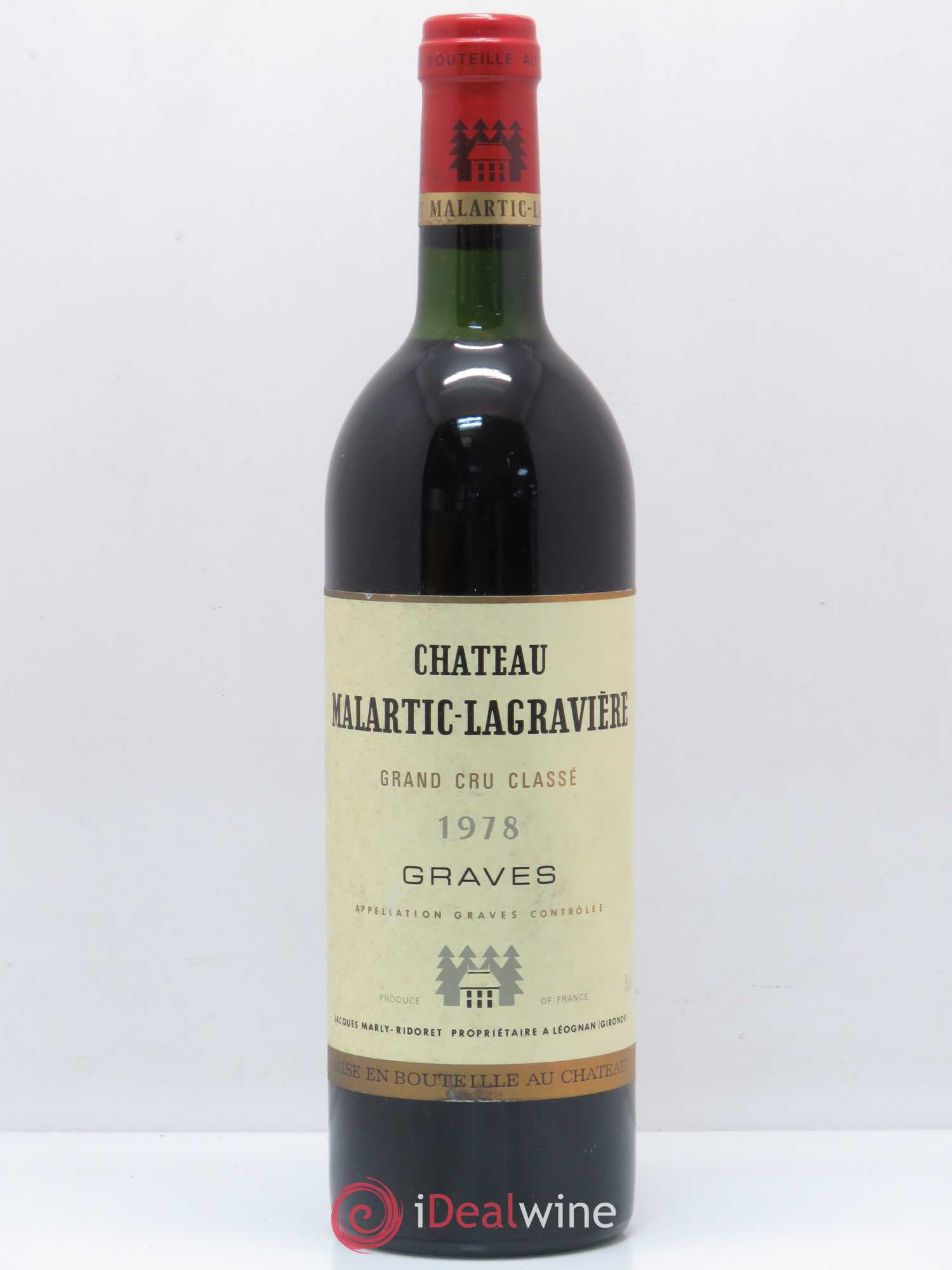 Château Malartic-Lagravière Cru Classé de Graves 1978 - Lot de 1 bouteille - 0
