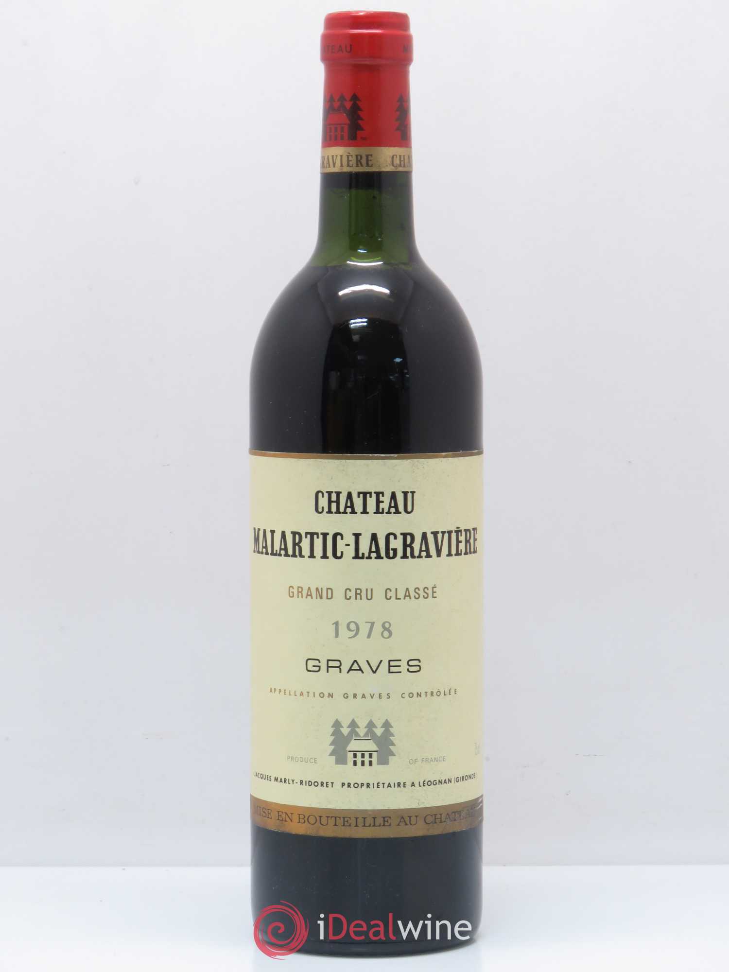 Château Malartic-Lagravière Cru Classé de Graves 1978 - Lot de 1 bouteille - 0