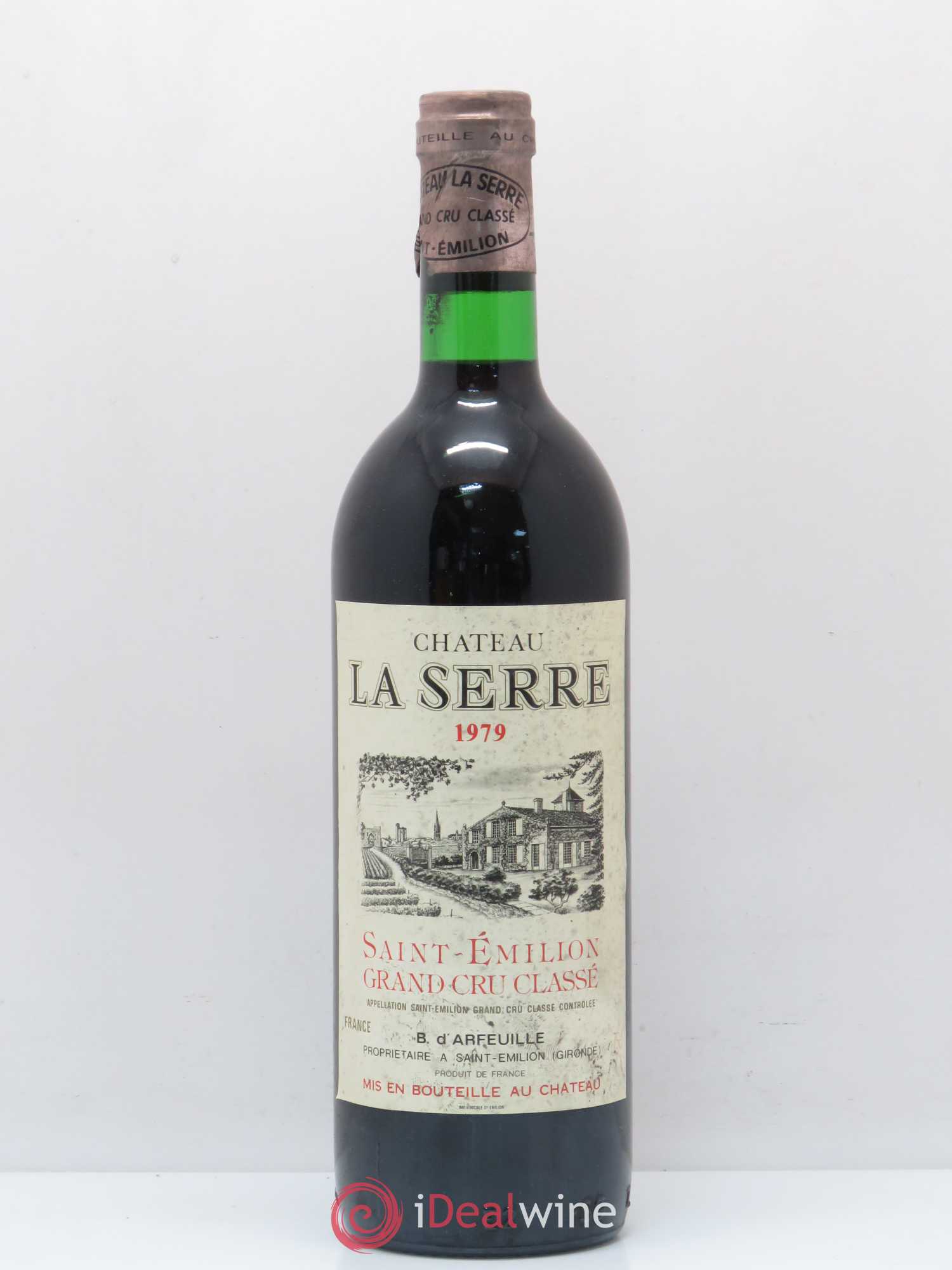 Château la Serre Grand Cru Classé 1979 - Lot de 1 bouteille - 0