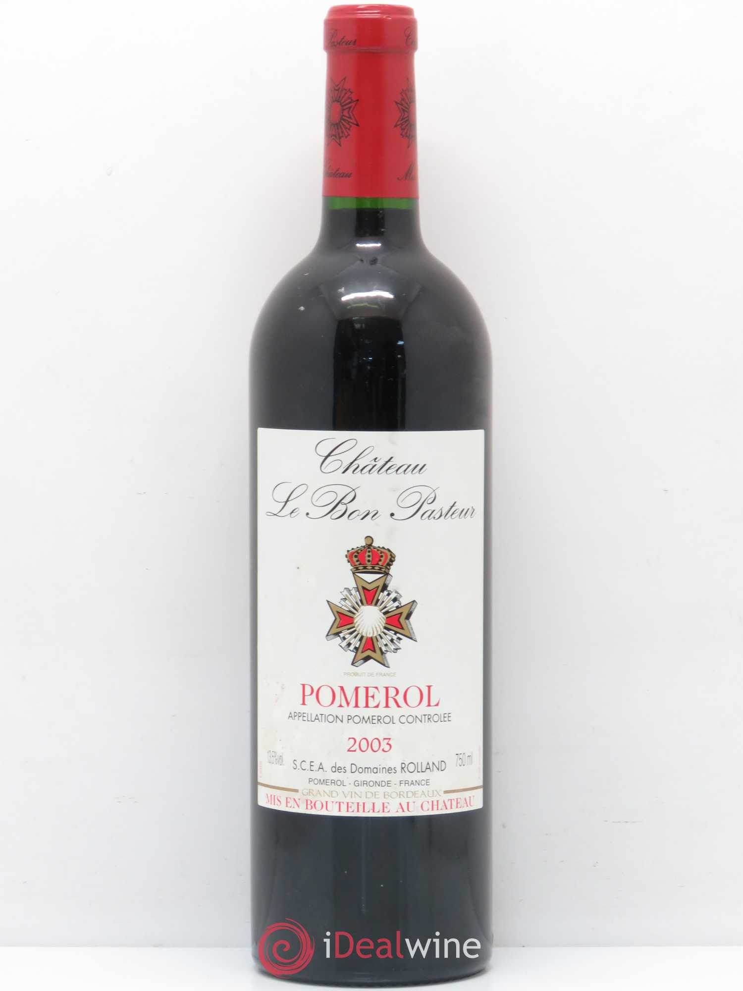 Château le Bon Pasteur 2003 - Lot de 1 bouteille - 0
