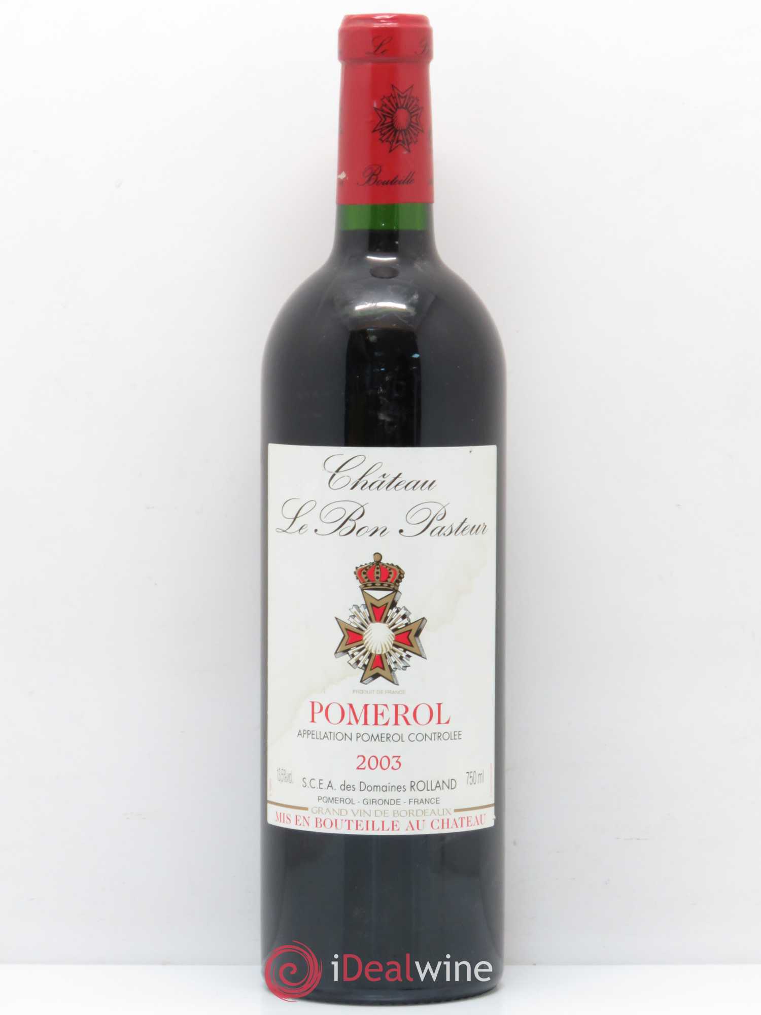 Château le Bon Pasteur 2003 - Lot de 1 bouteille - 0