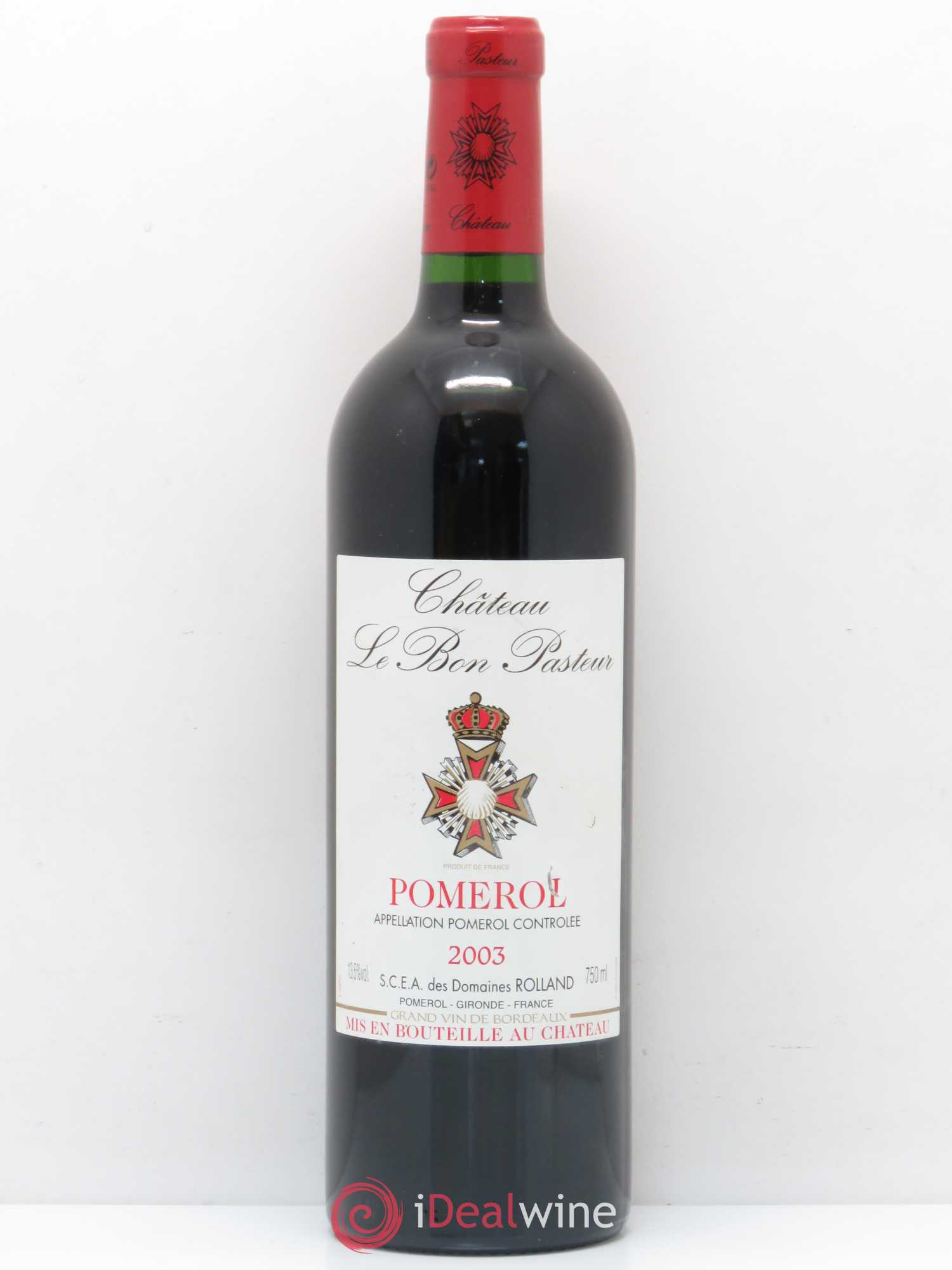 Château le Bon Pasteur 2003 - Lot de 1 bouteille - 0