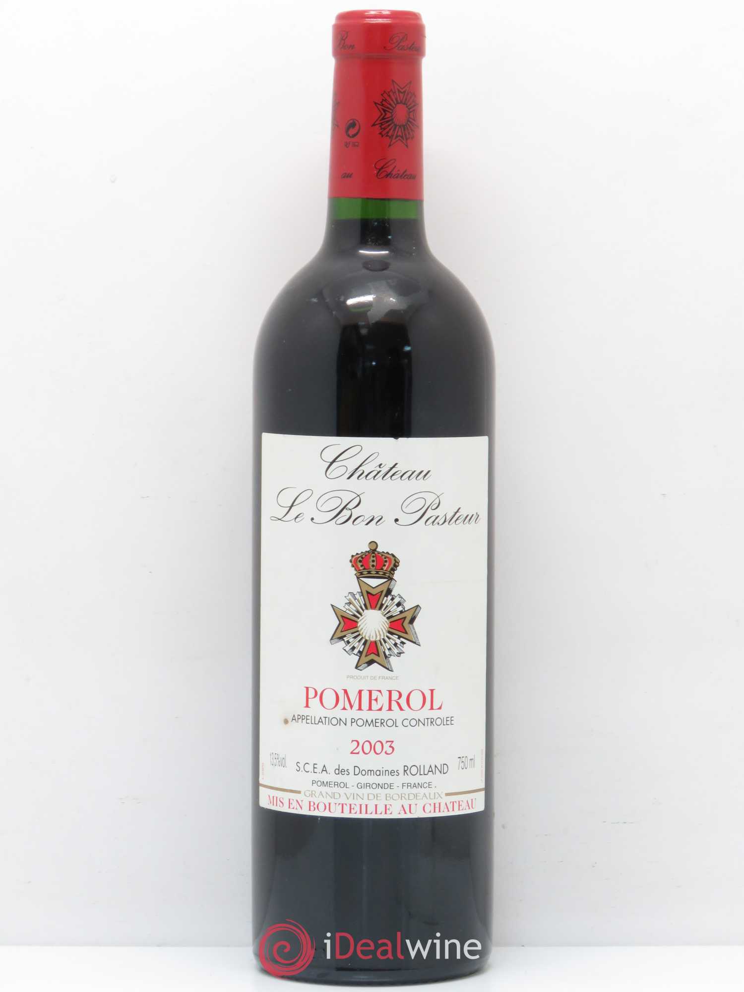 Château le Bon Pasteur 2003 - Lot de 1 bouteille - 0