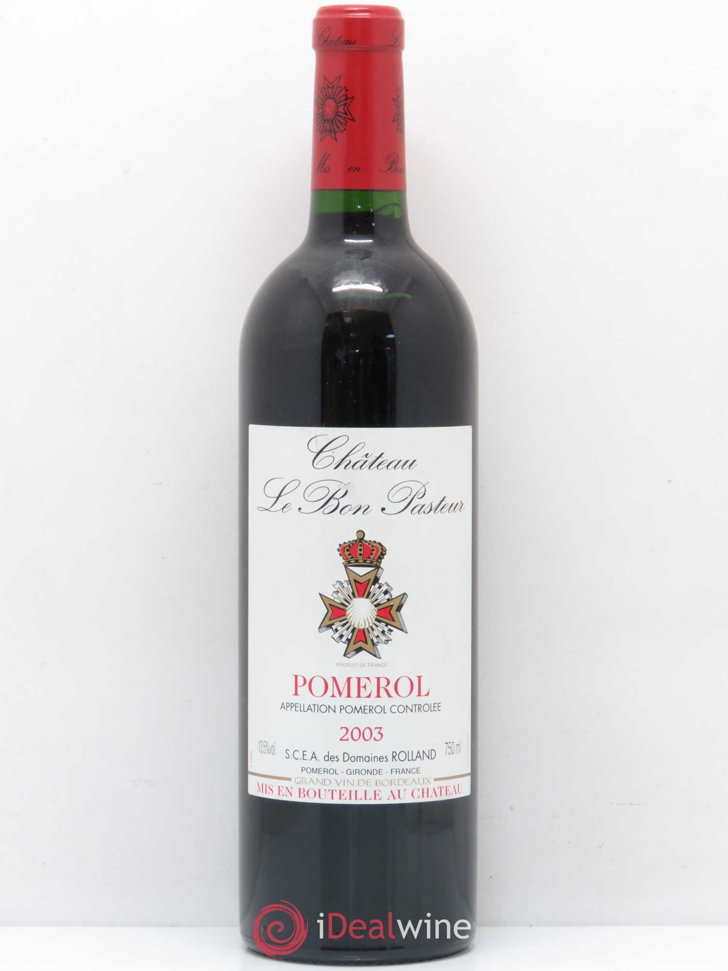 Château le Bon Pasteur 2003 - Lot de 1 bouteille - 0