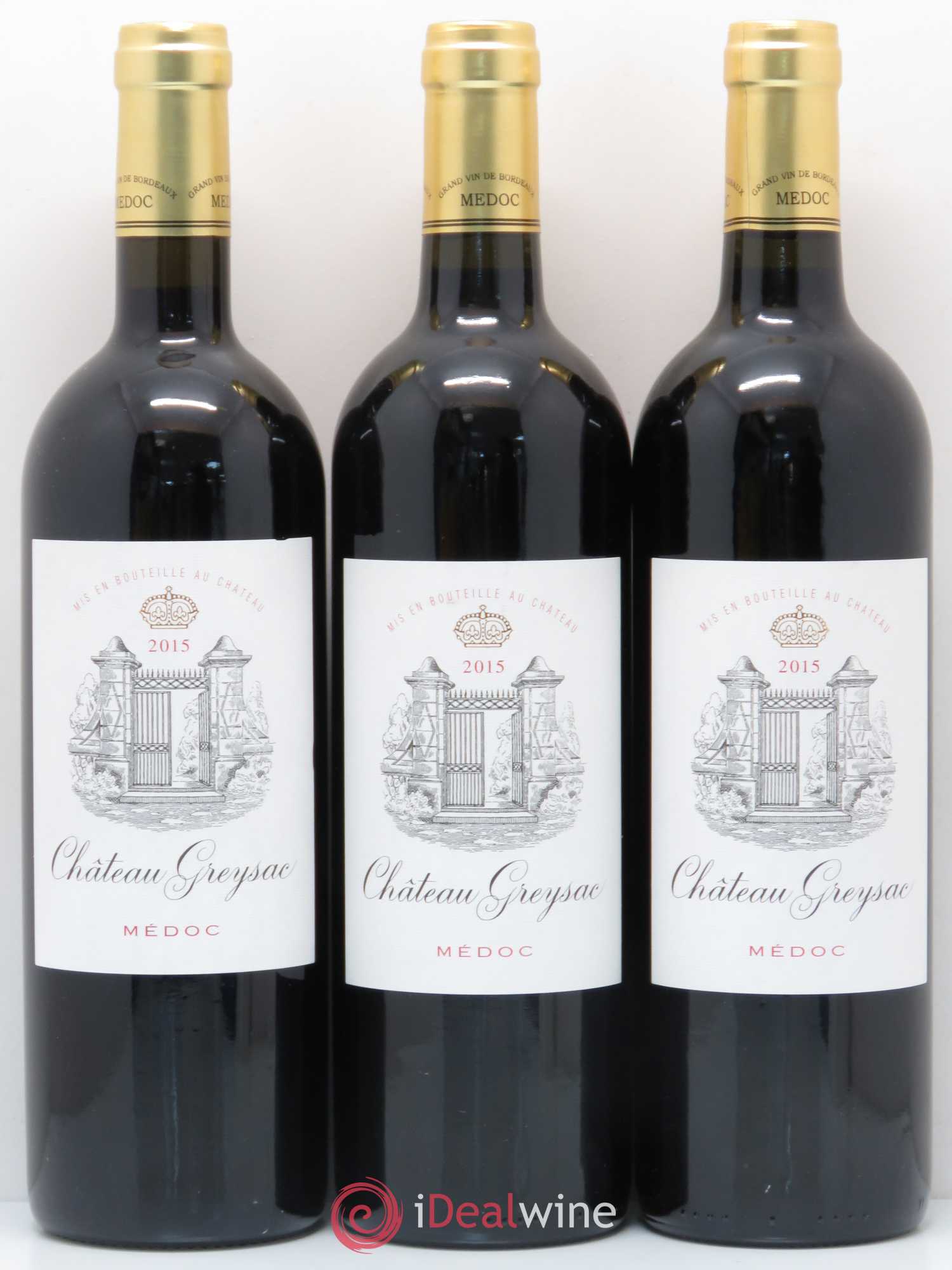 Château Greysac Cru Bourgeois 2015 - Lot de 5 bouteilles - 1