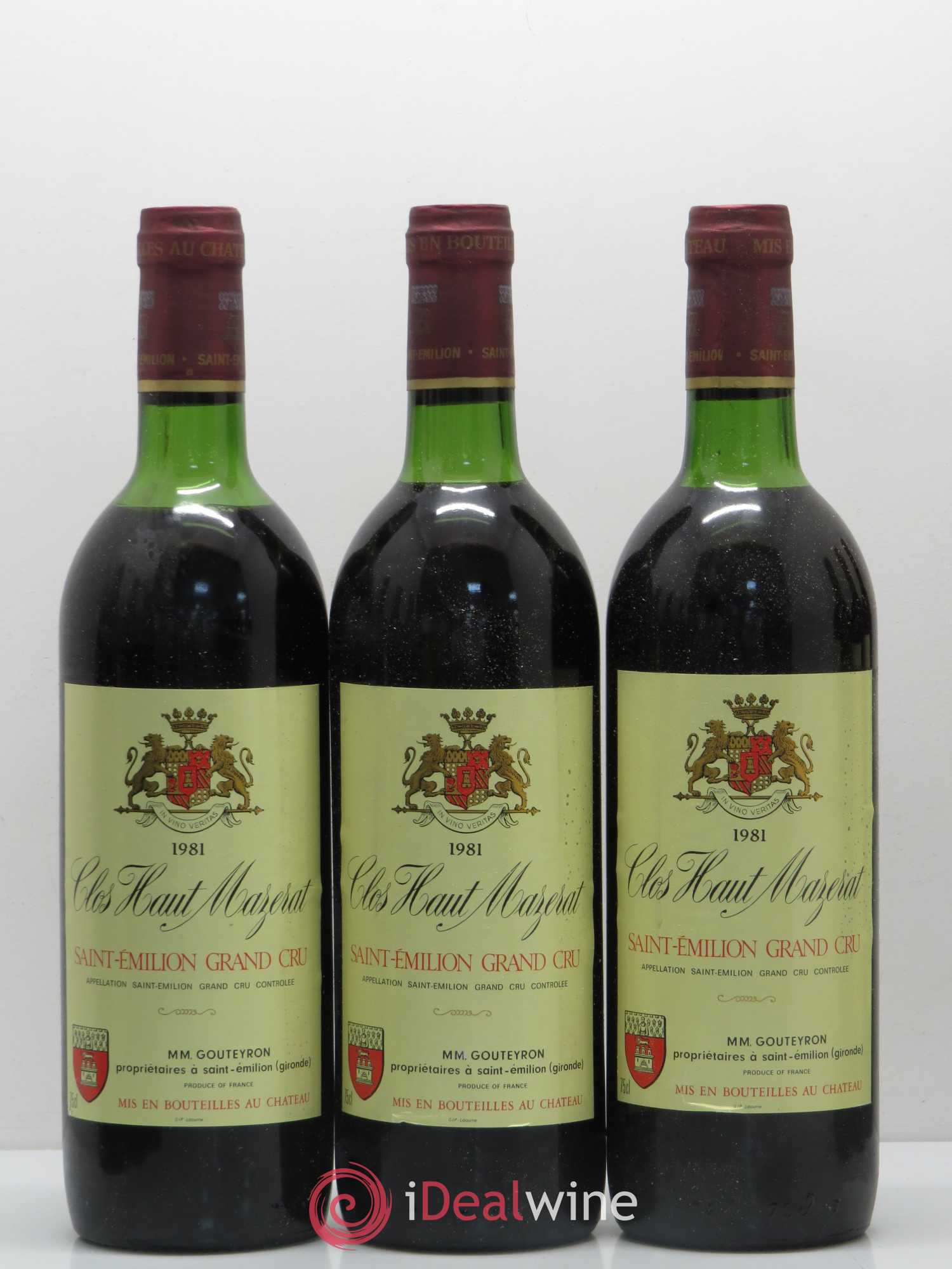 Château Haut Mazerat 1981 - Lot of 12 bottles - 2