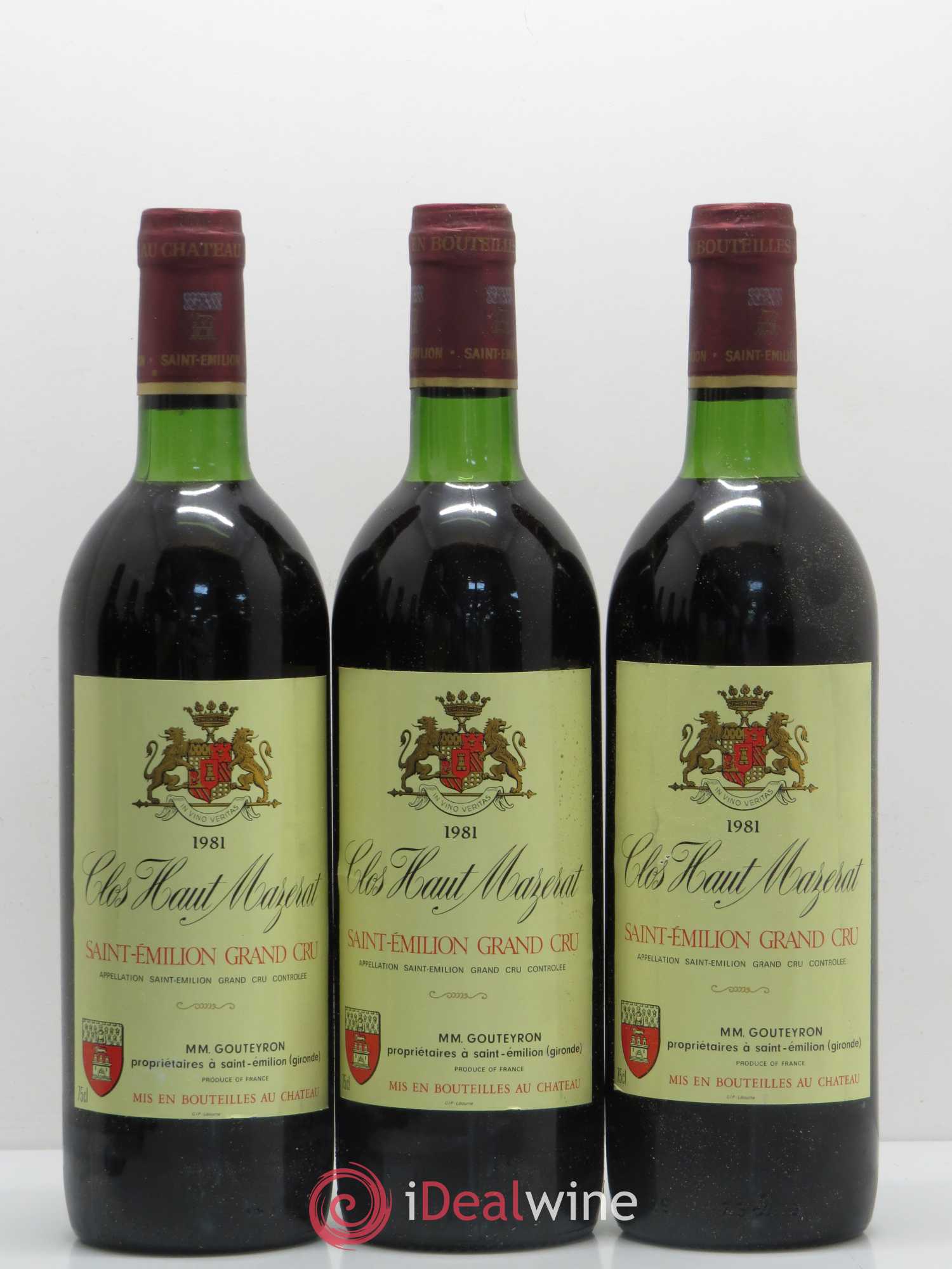 Château Haut Mazerat 1981 - Lot of 12 bottles - 3
