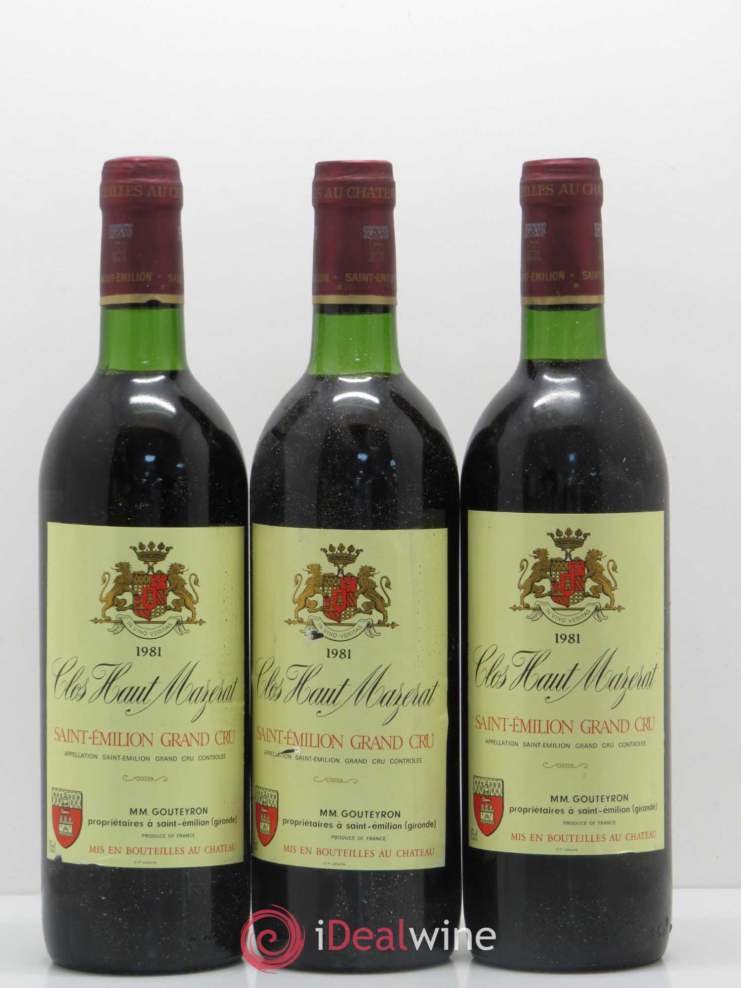 Château Haut Mazerat 1981 - Lot of 12 bottles - 4